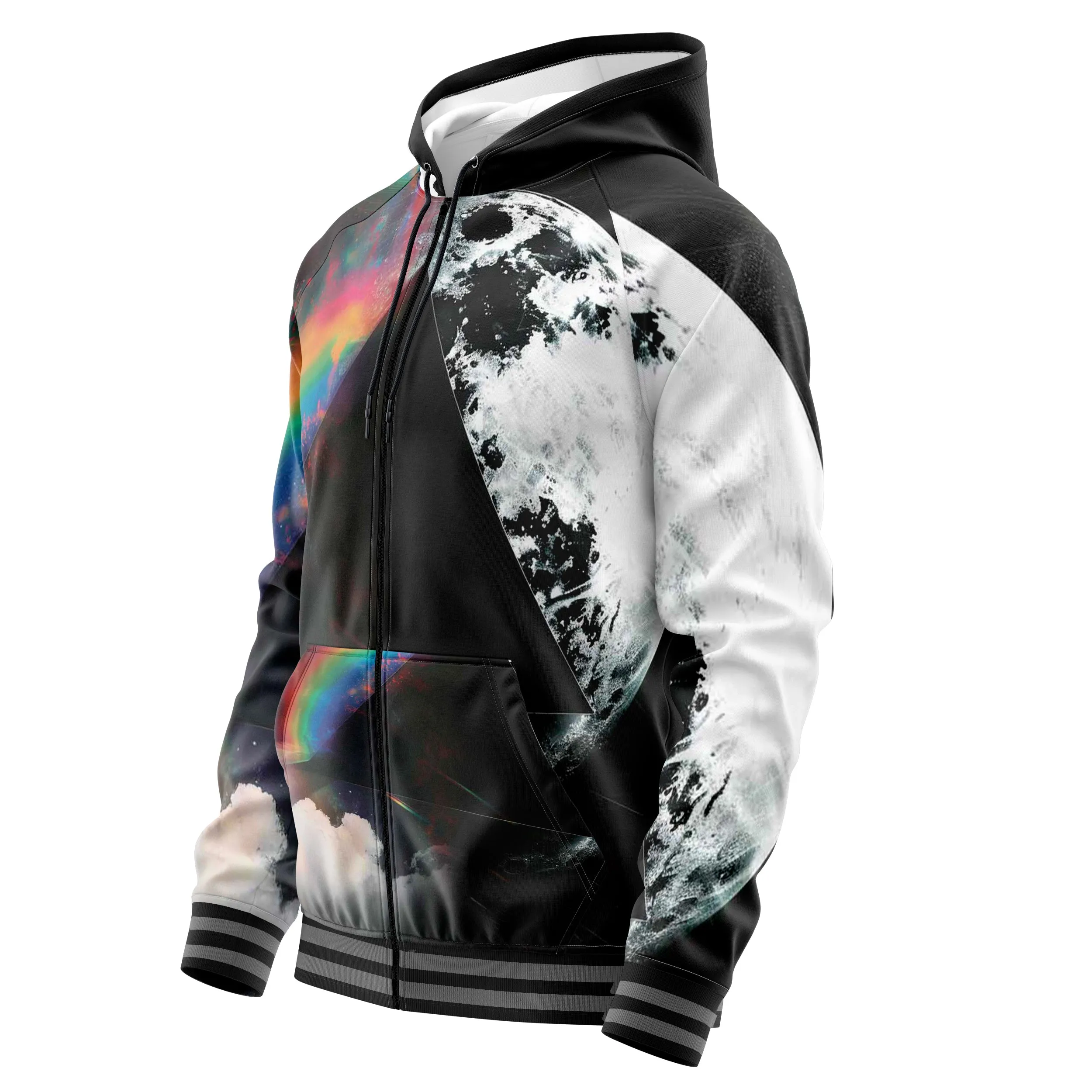 Prism Zip Up Hoodies sold by Tailorly product image thumbnail 3