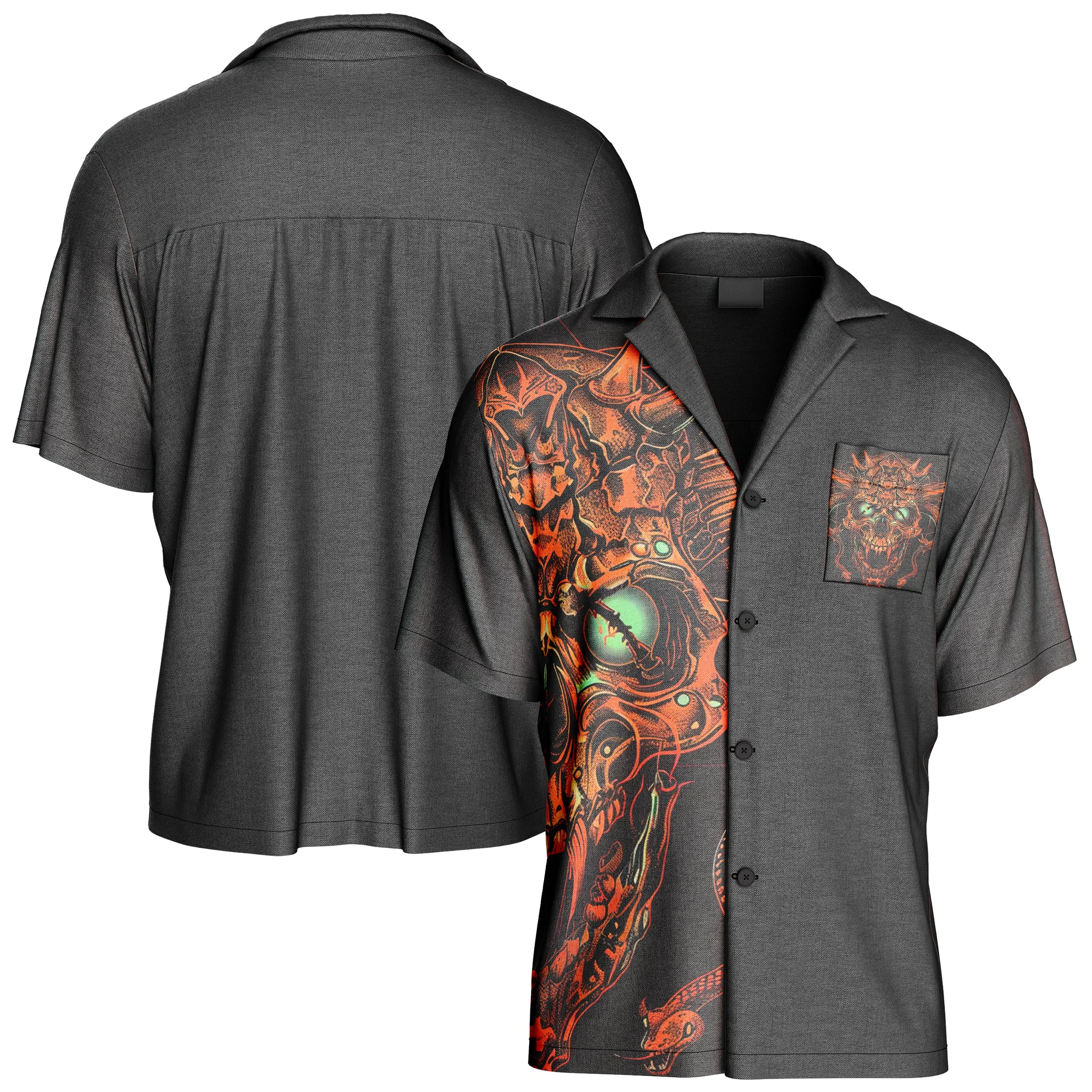 The Eye Beneath Darkness Hawaiian Shirt sold by Tailorly