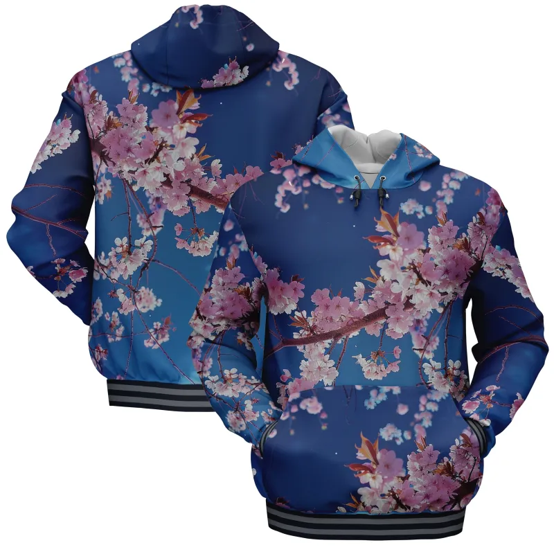 Moonlight Blossom Hoodies sold by Tailorly