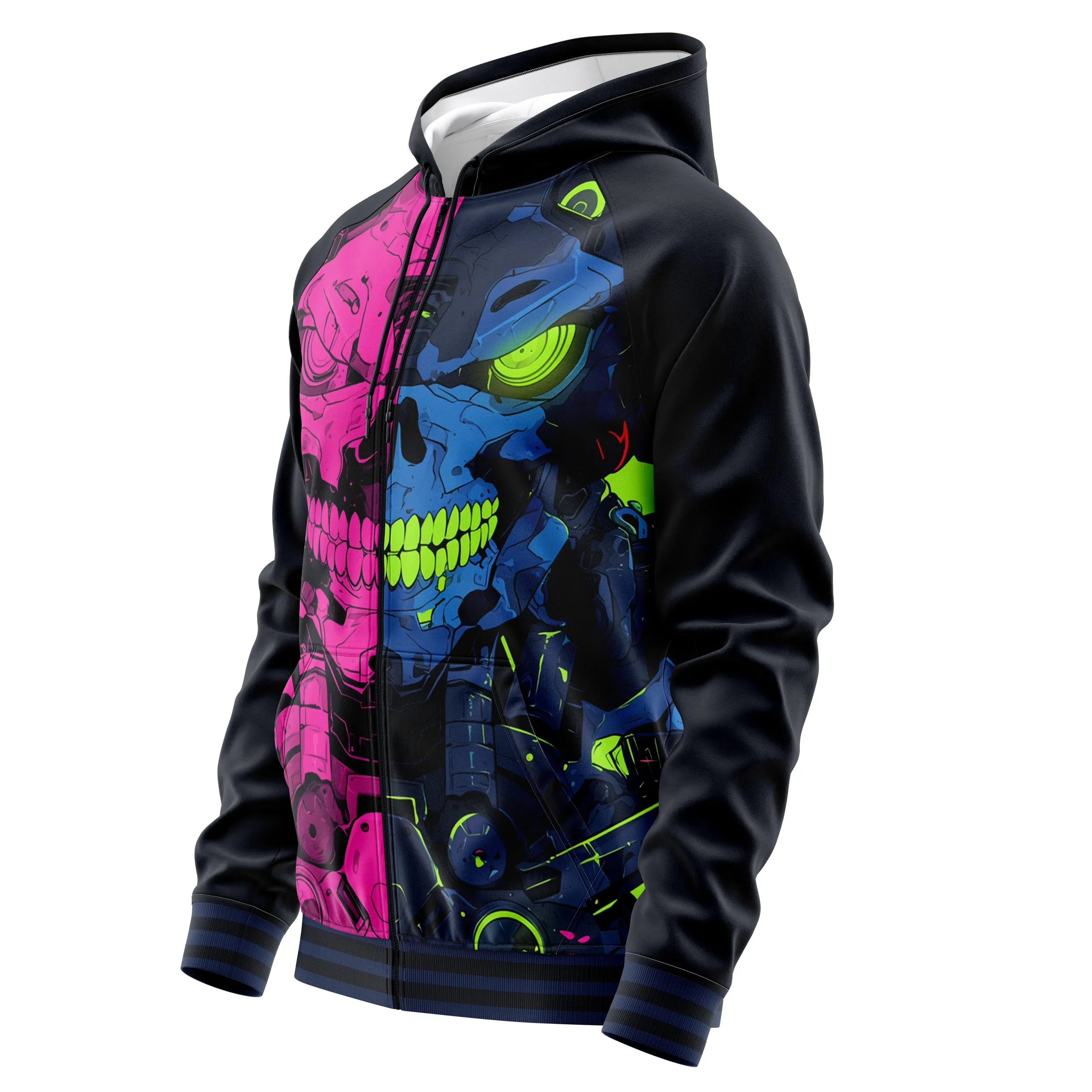 Robotic Skull Hoodies sold by Tailorly product image thumbnail 4