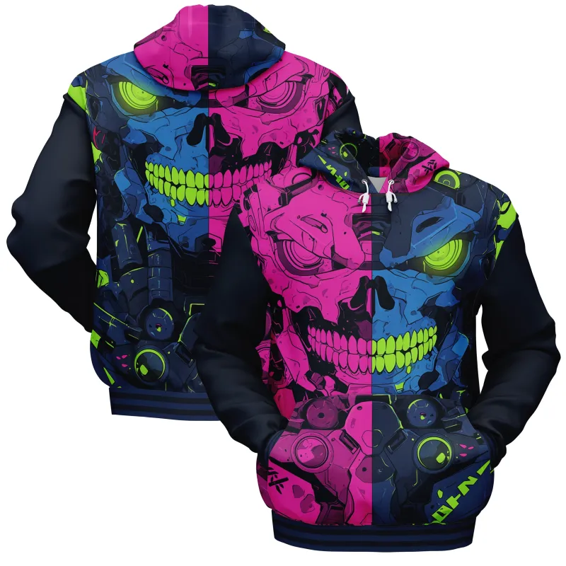 Robotic Skull Hoodies sold by Tailorly