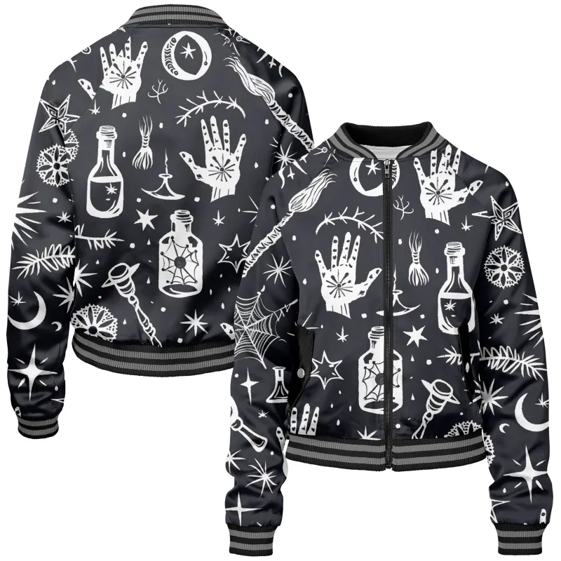 Enchanted Items Women bomber jacket sold by Tailorly