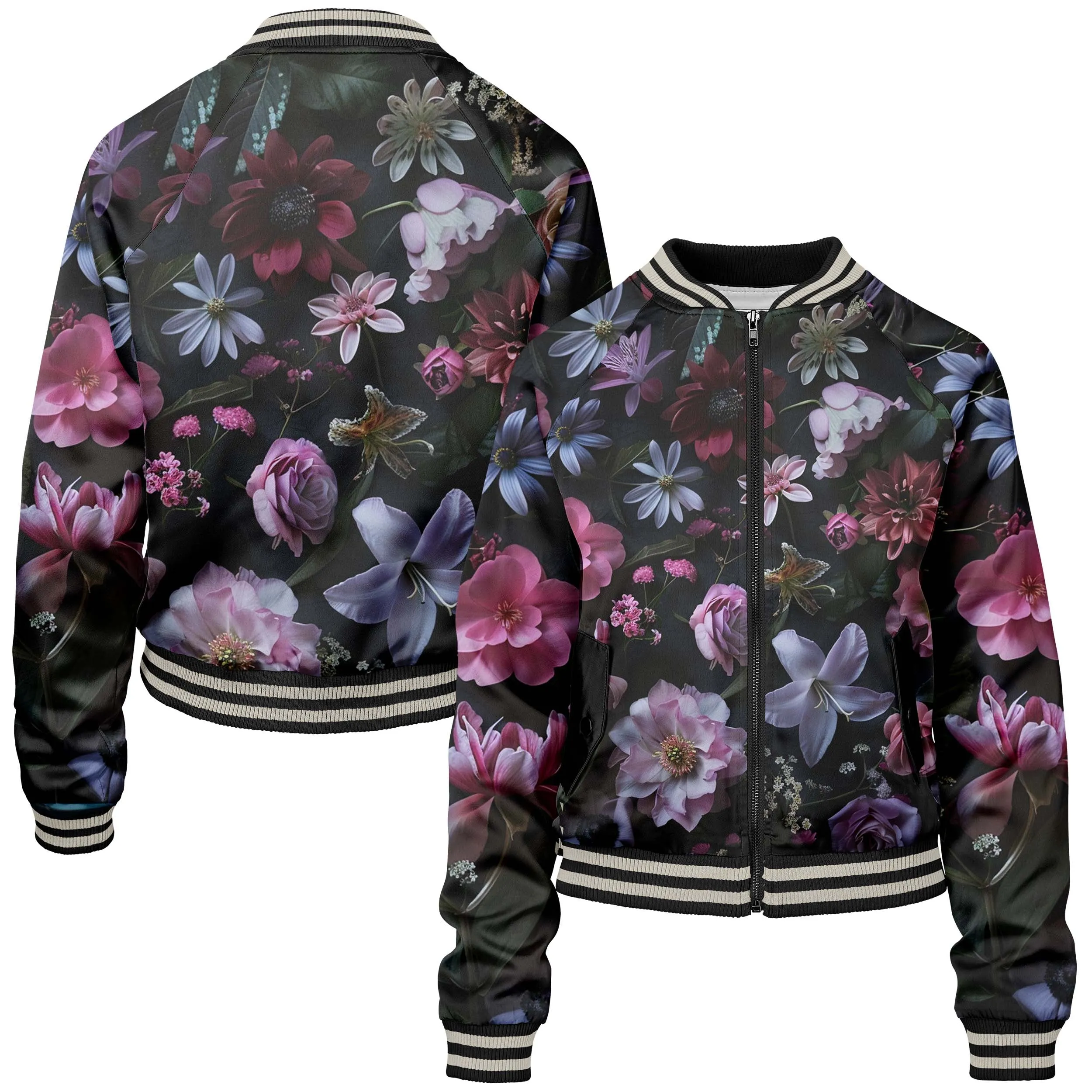 Ocean Plants Women bomber jacket sold by Tailorly