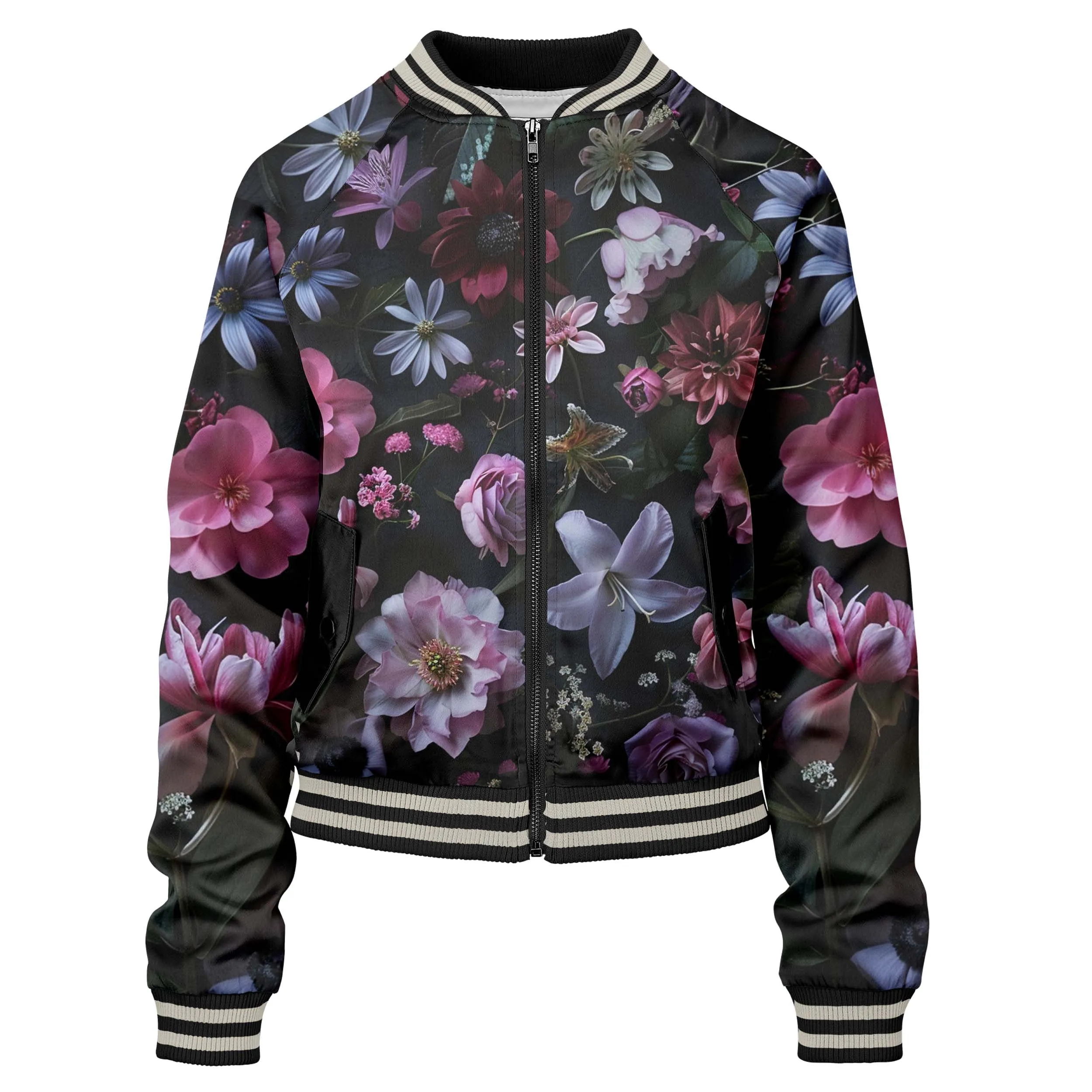 Ocean Plants Women bomber jacket sold by Tailorly product image thumbnail 2