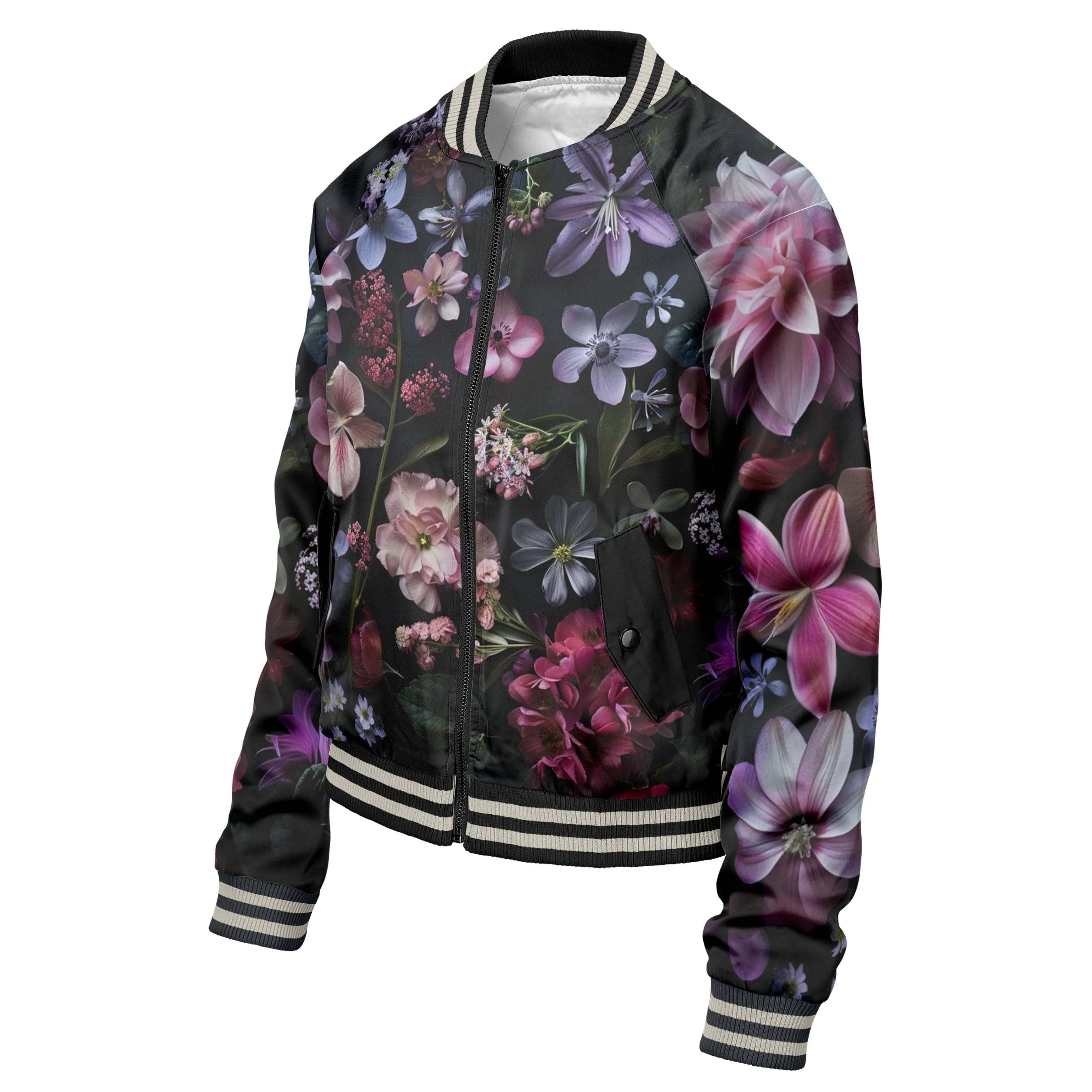 Ocean Plants Women bomber jacket sold by Tailorly product image thumbnail 3