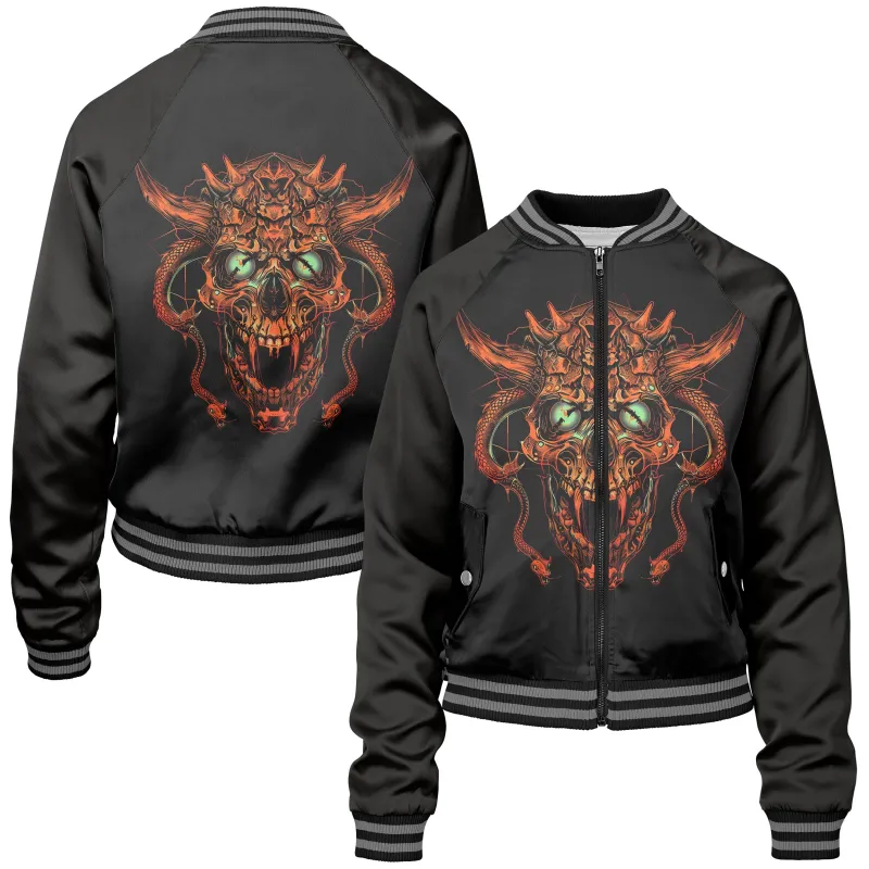The Eye Beneath Darkness Women bomber jacket sold by Tailorly