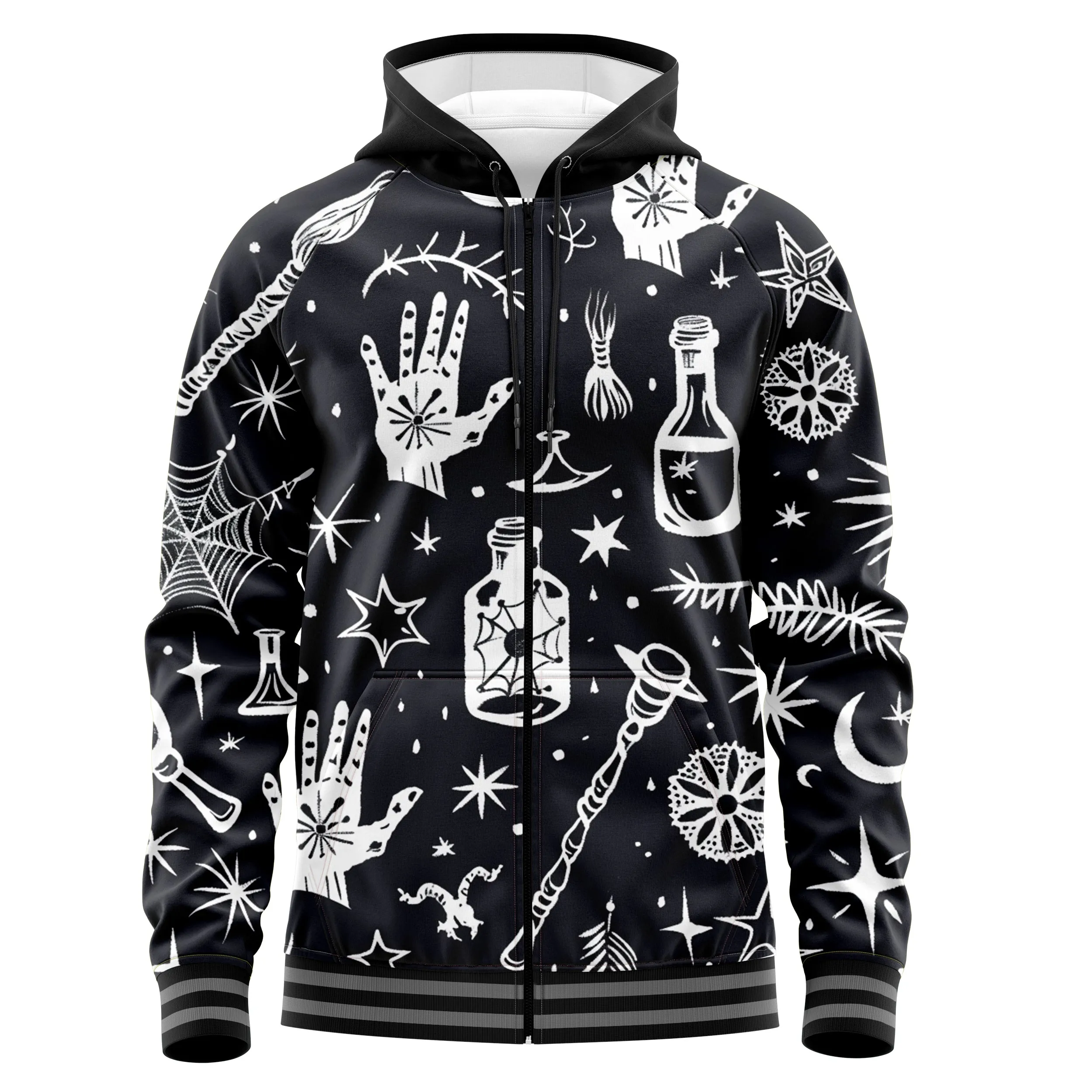 Enchanted Items Zip Up Hoodies sold by Tailorly product image thumbnail 2