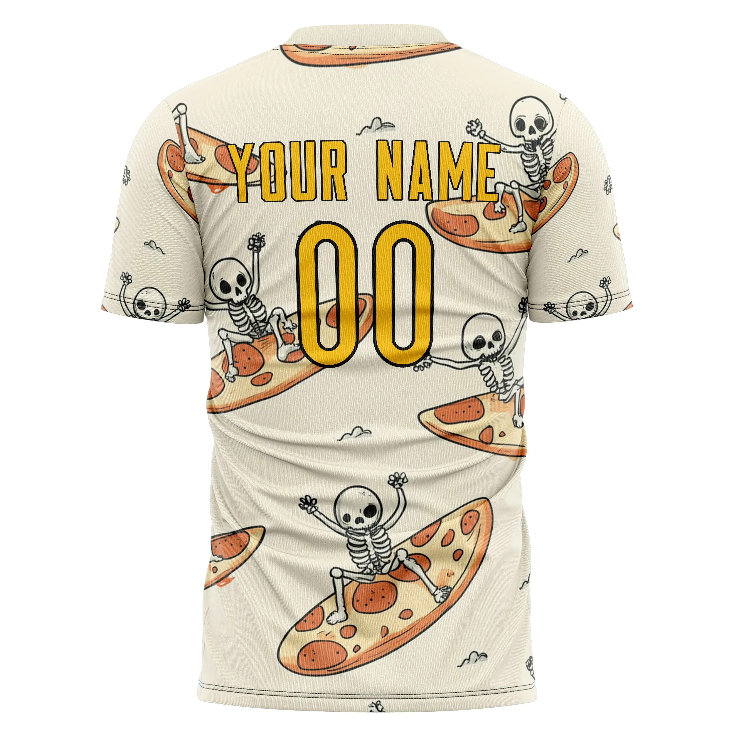 Custom Cream Skull Soccer Jersey sold by Tailorly product image thumbnail 3