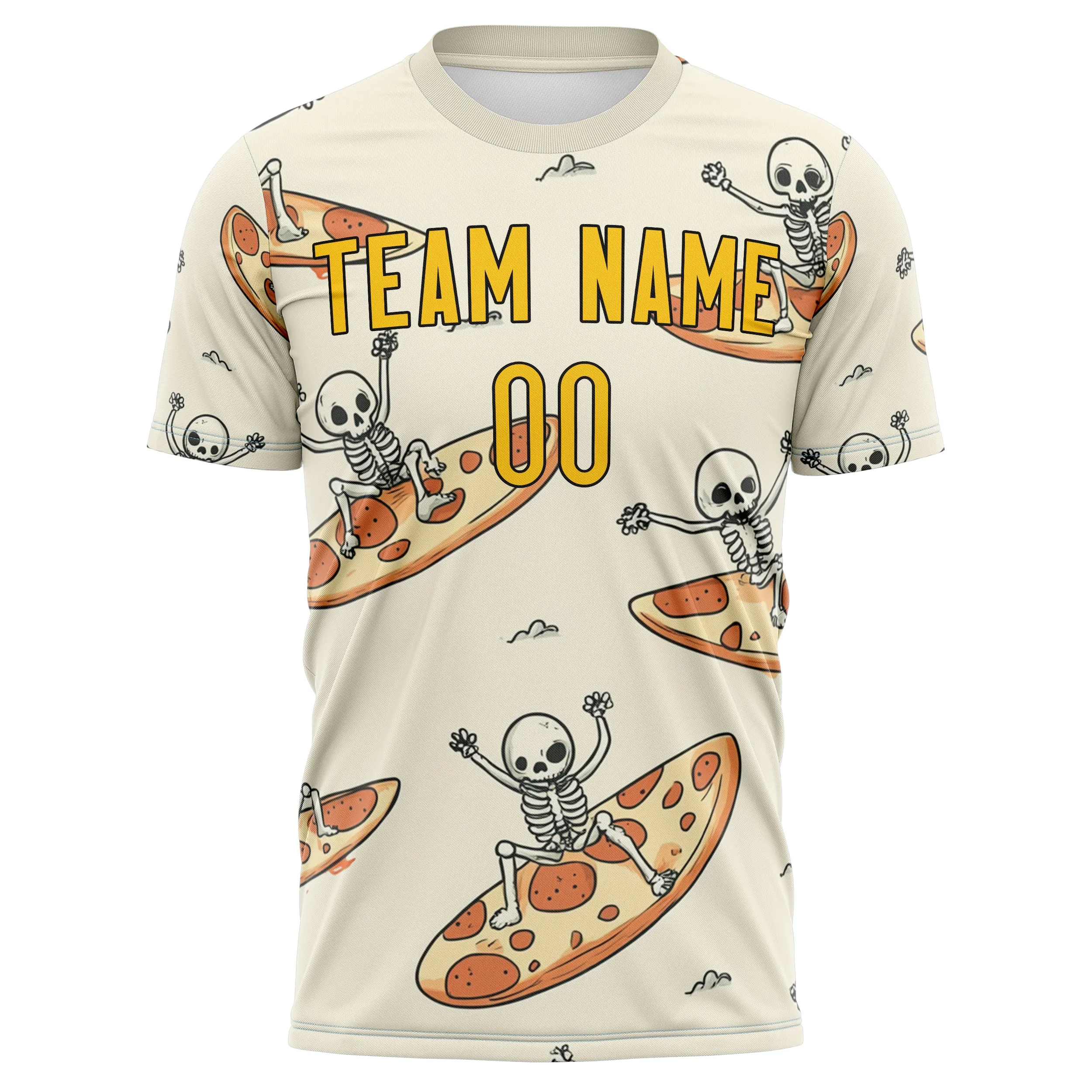 Custom Cream Skull Soccer Jersey sold by Tailorly product image thumbnail 2