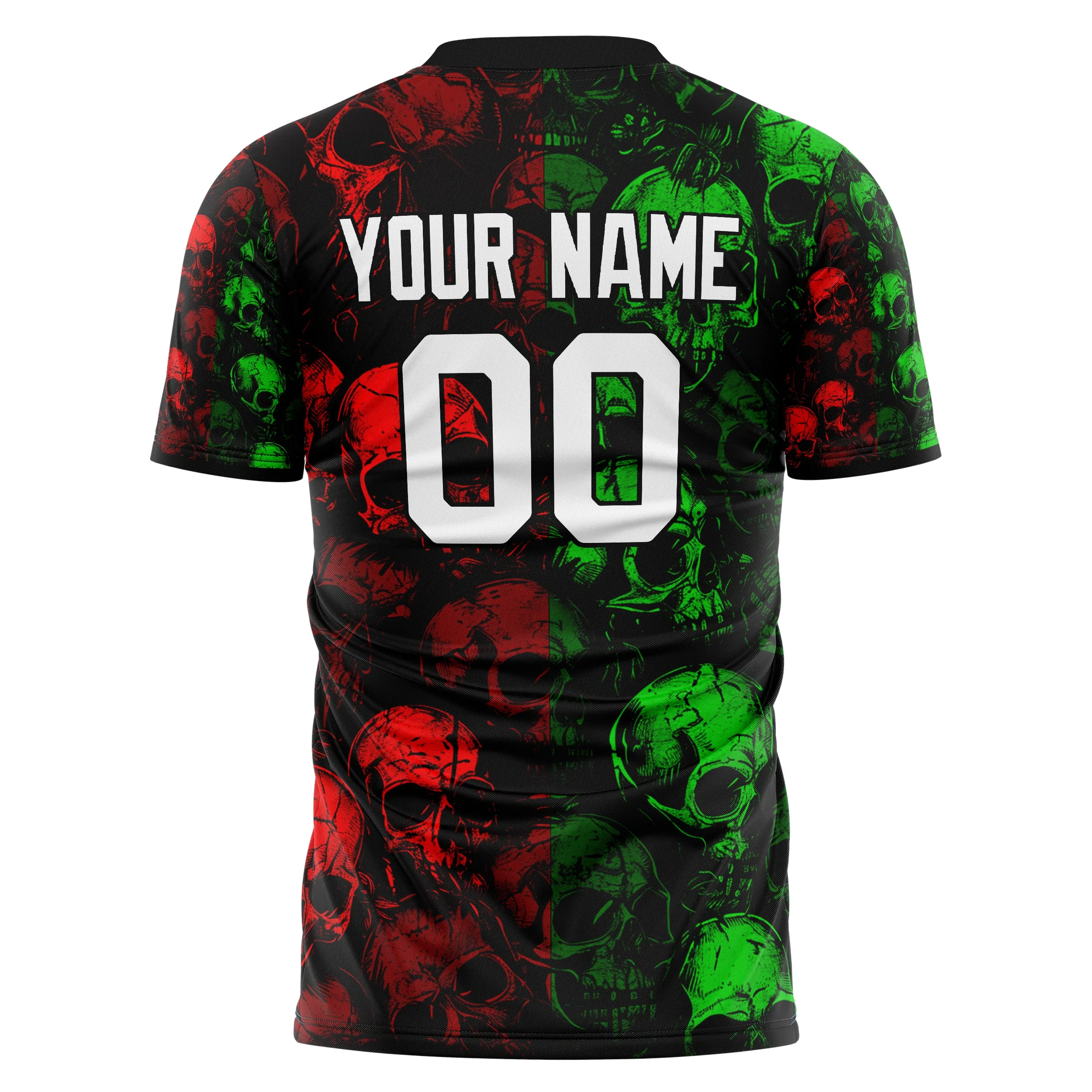 Custom Green Skull Soccer Jersey sold by Tailorly product image thumbnail 3