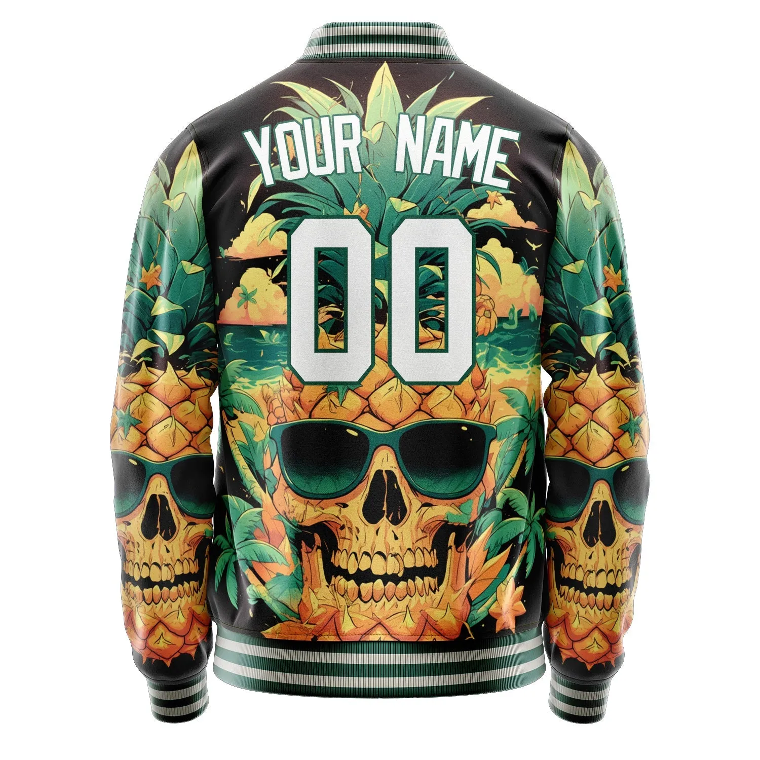 Custom Green Skull Jacket sold by Tailorly product image thumbnail 4