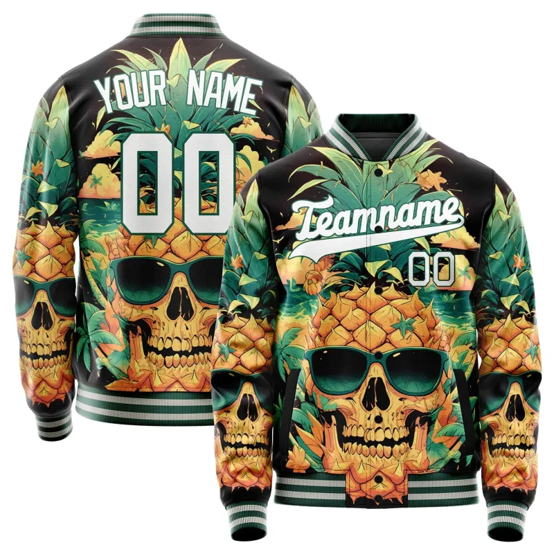 Custom Green Skull Jacket sold by Tailorly