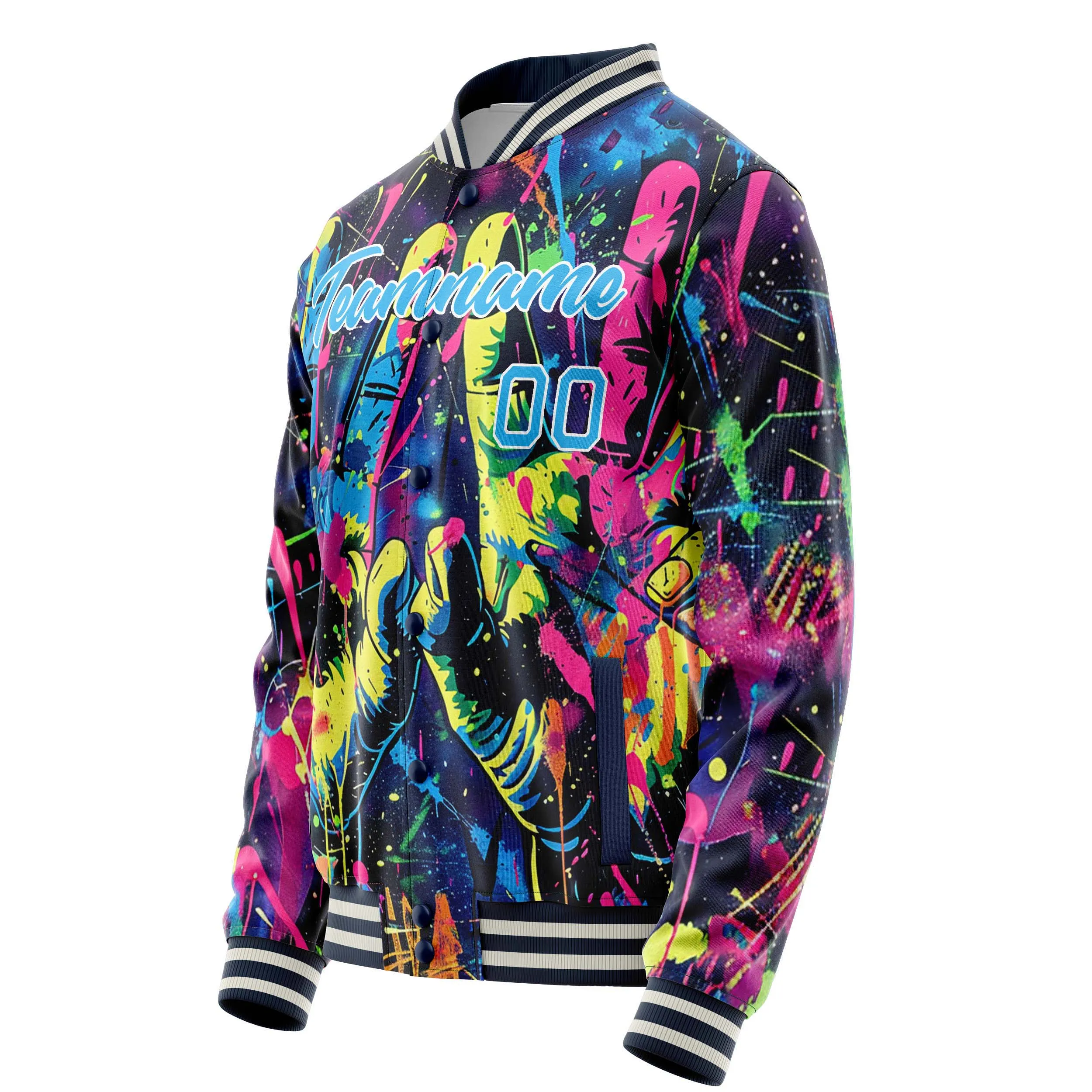 Custom Graffiti Jacket sold by Tailorly product image thumbnail 3