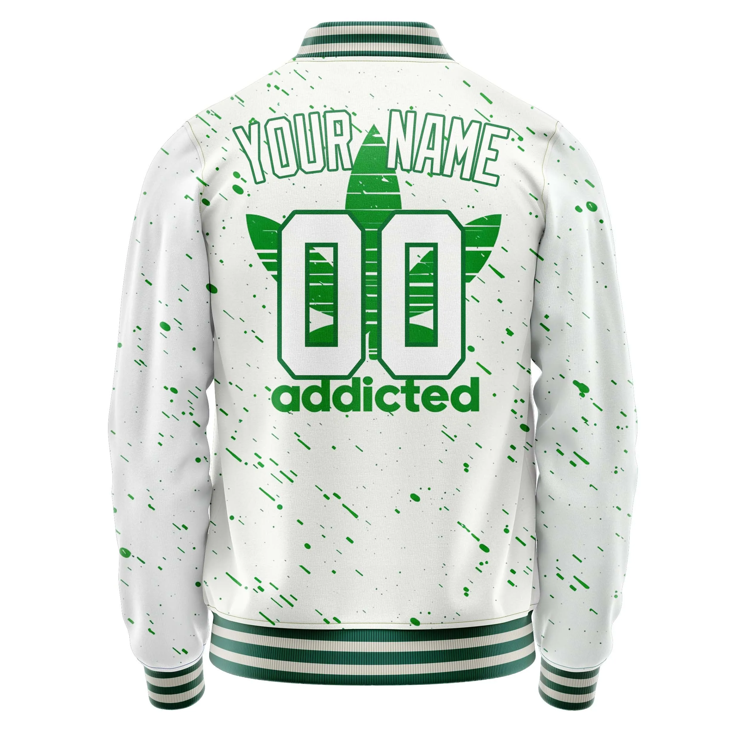 Custom Cannabis Leaf Jacket sold by Tailorly product image thumbnail 4