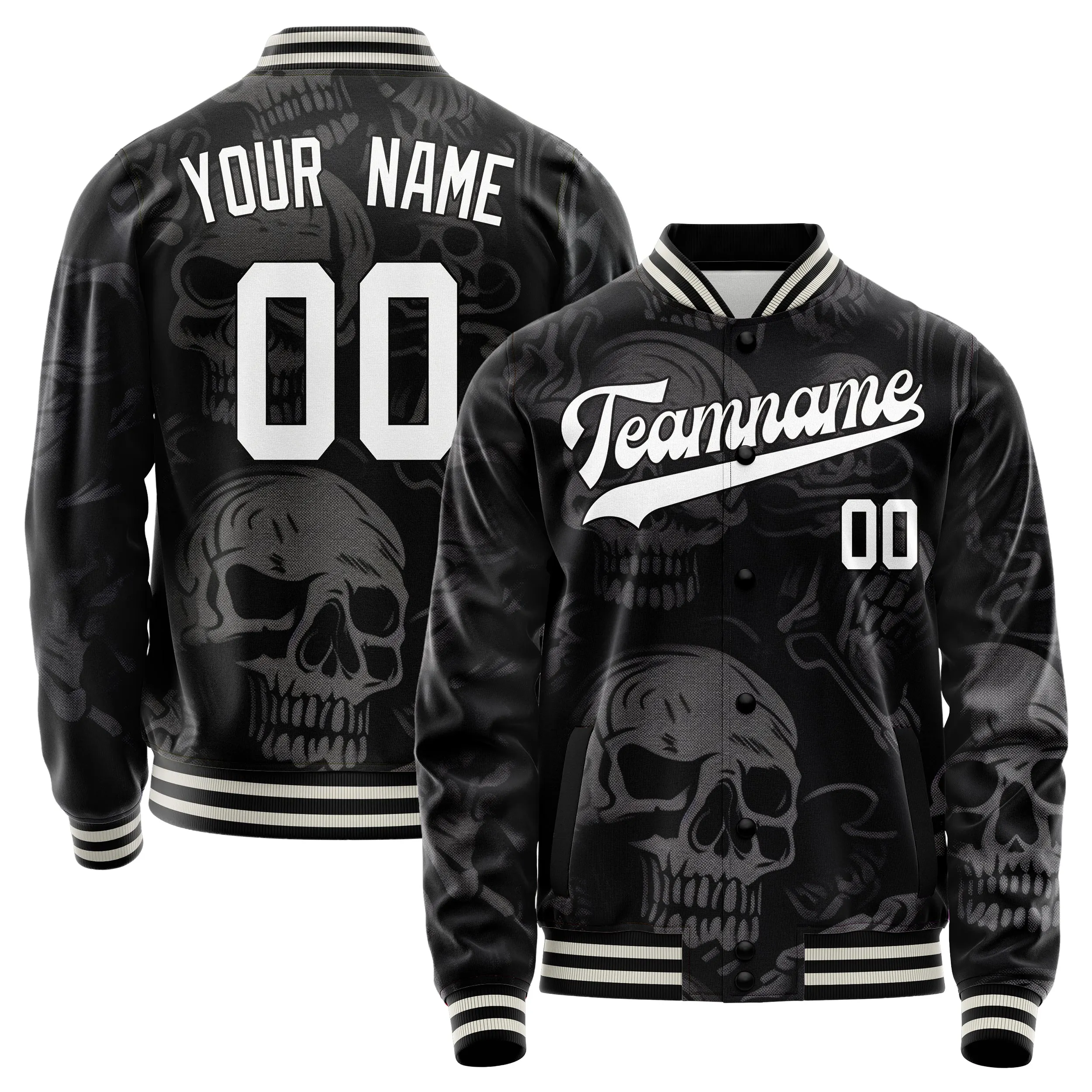 Custom Skull Jacket sold by Tailorly