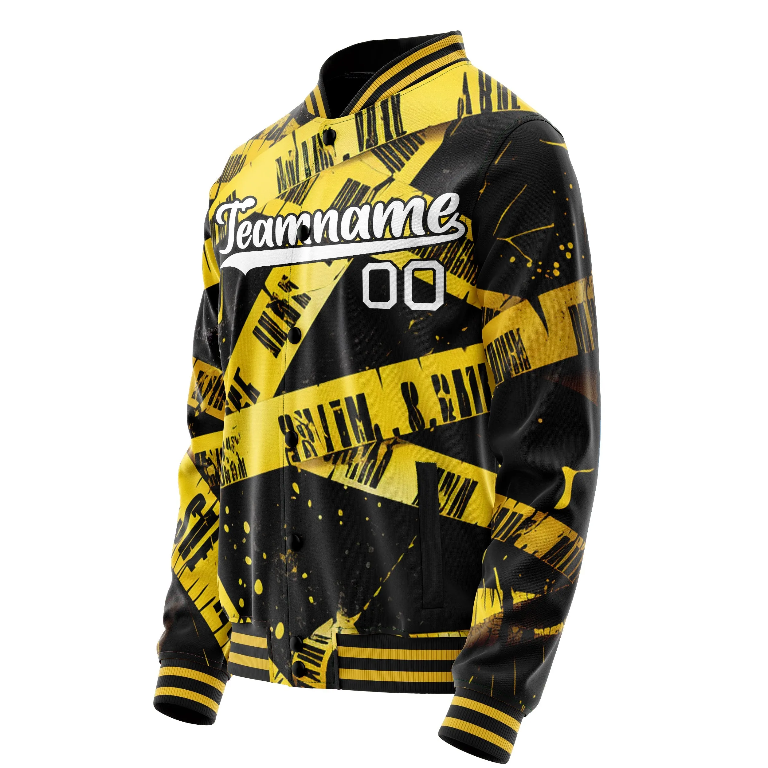 Custom Warning Tape Jacket sold by Tailorly product image thumbnail 3