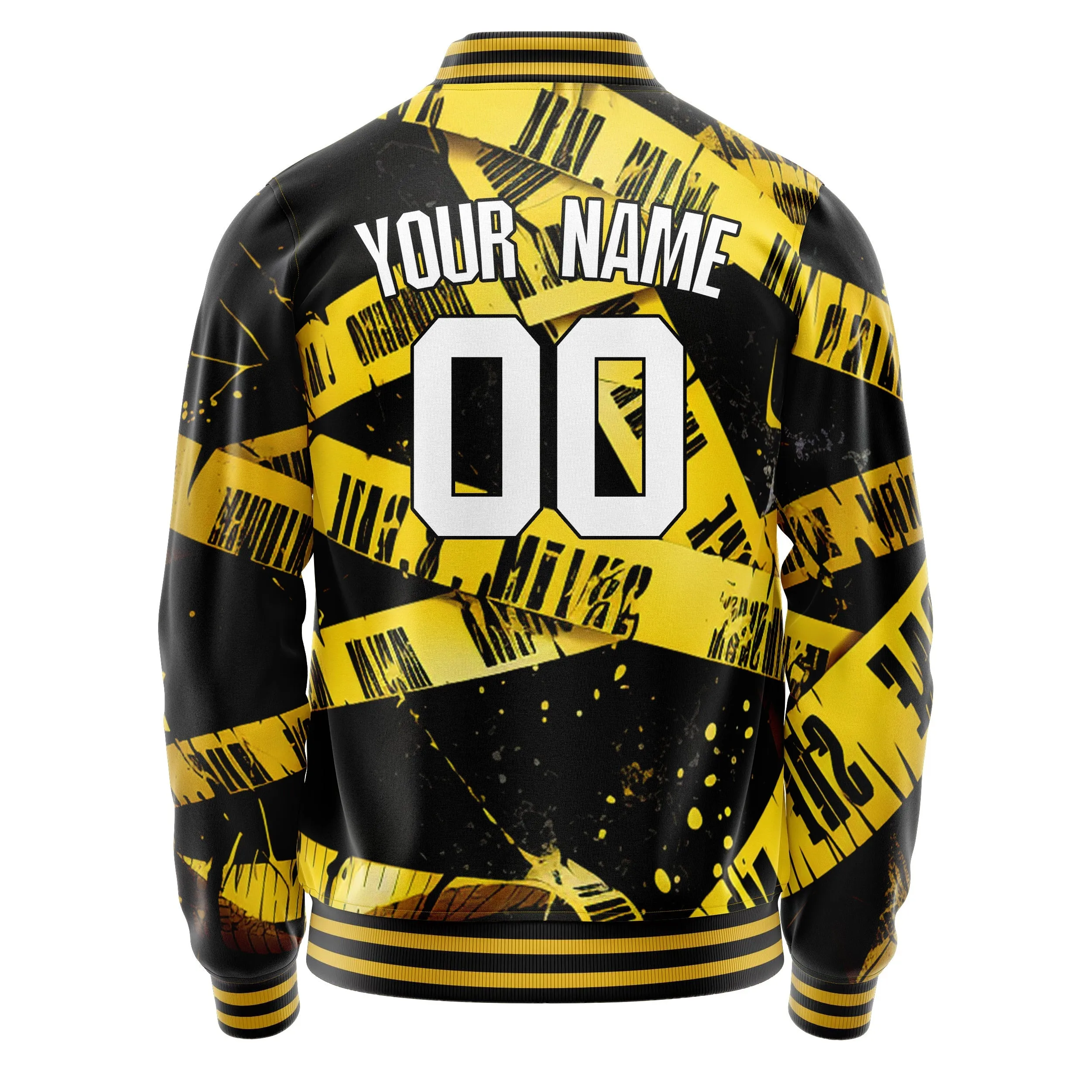 Custom Warning Tape Jacket sold by Tailorly product image thumbnail 4