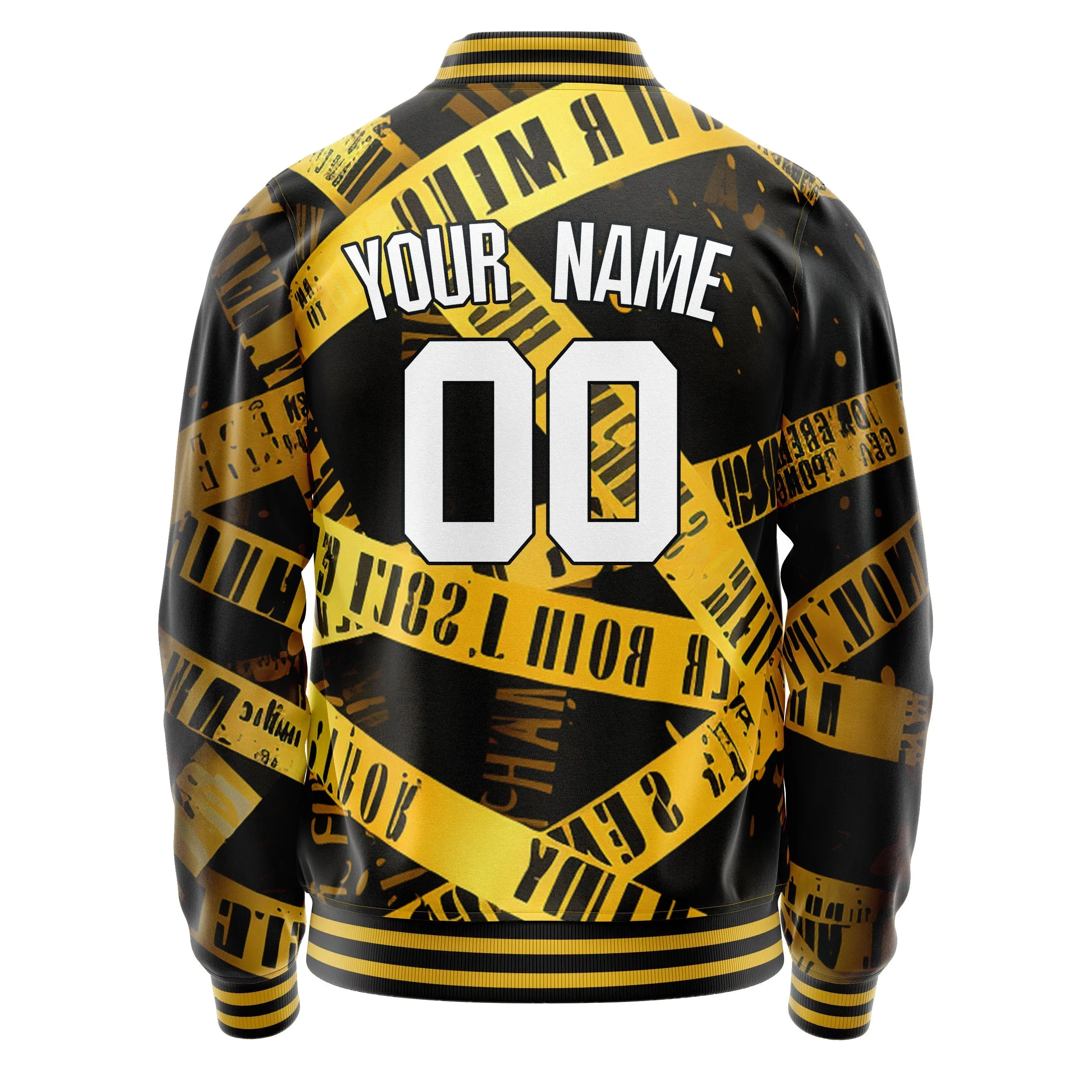 Custom Warning Tape Jacket sold by Tailorly product image thumbnail 4