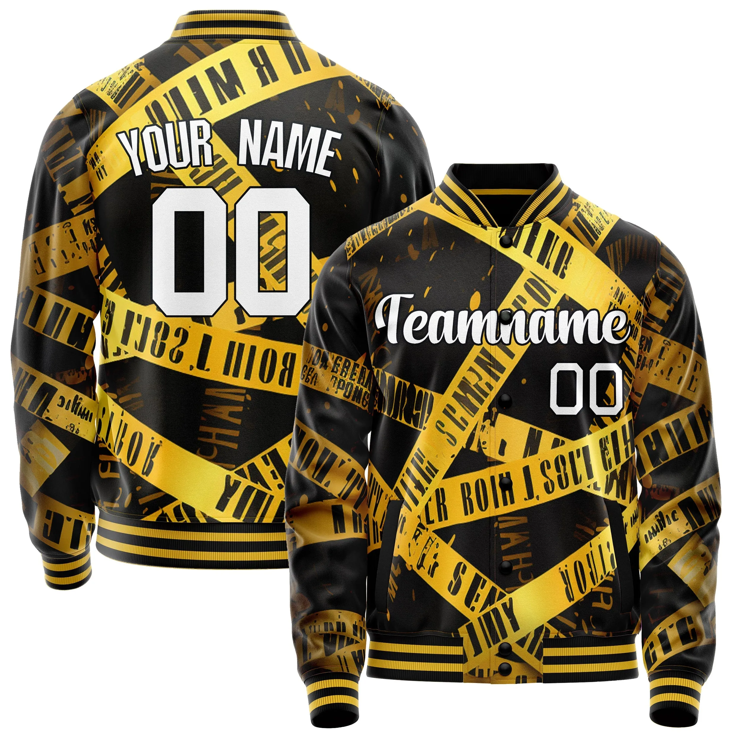 Custom Warning Tape Jacket sold by Tailorly