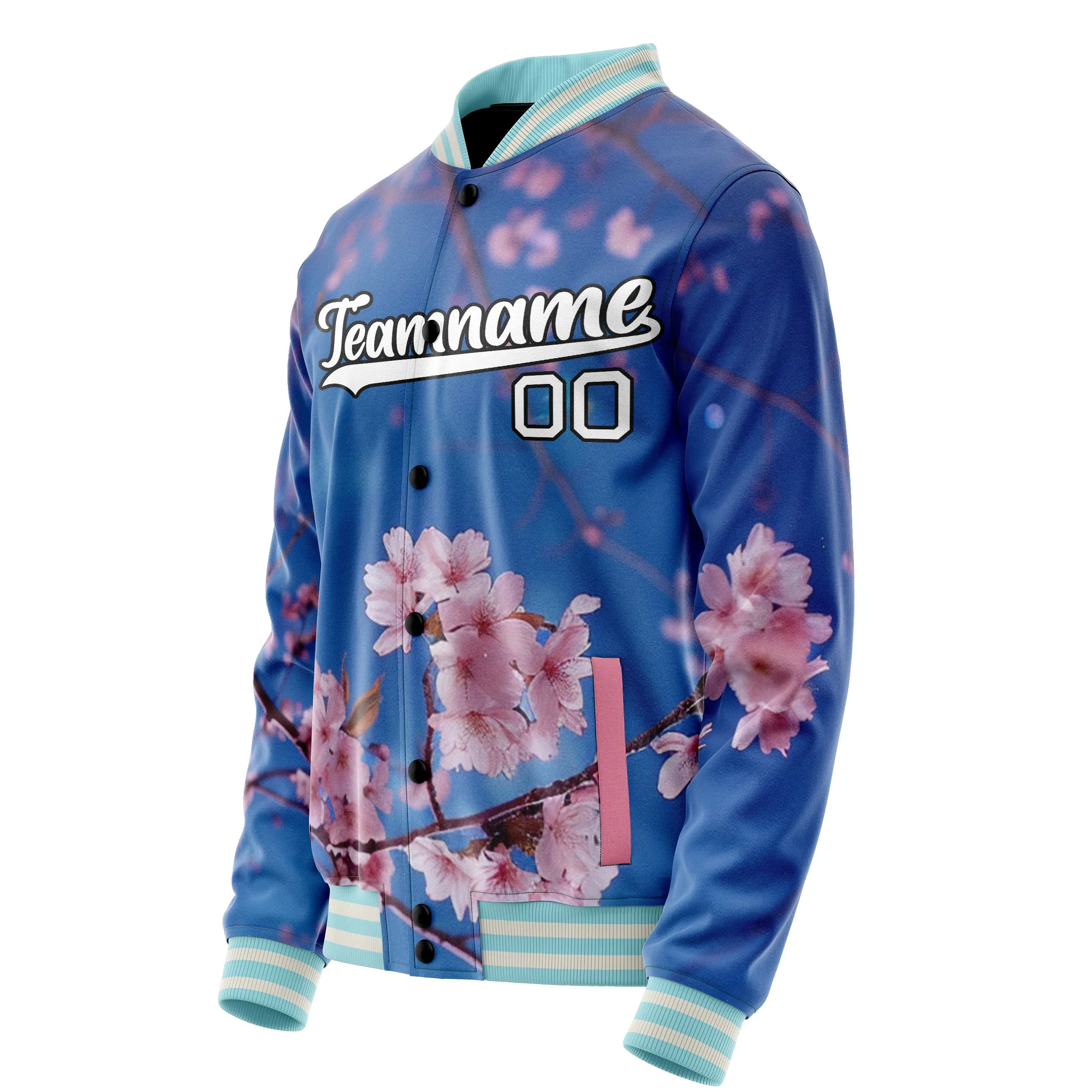 Custom Cherry Blossom Jacket sold by Tailorly product image thumbnail 3
