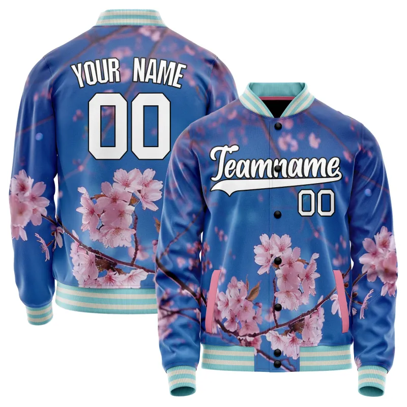 Custom Cherry Blossom Jacket sold by Tailorly