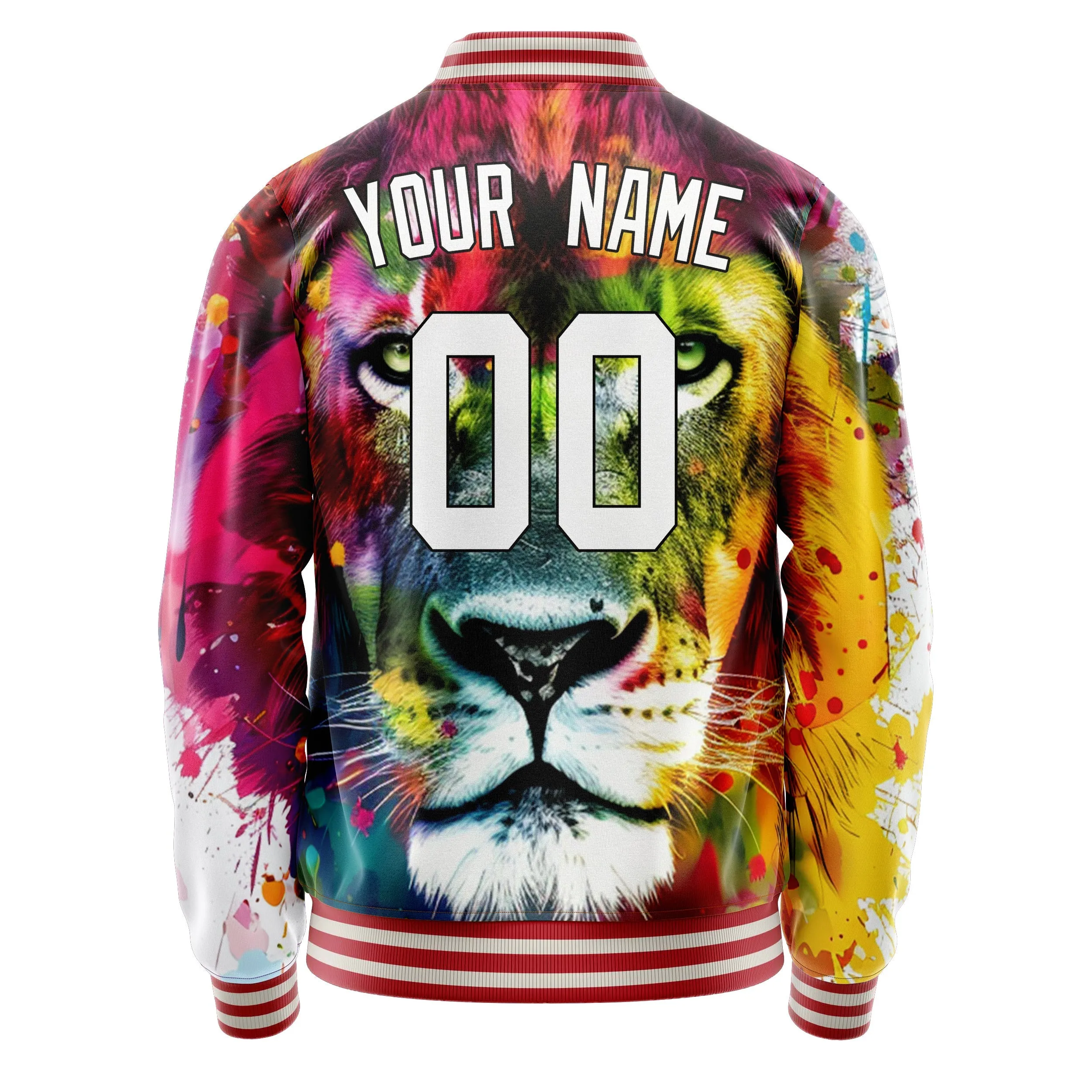 Custom Rainbow Lion Jacket sold by Tailorly product image thumbnail 4