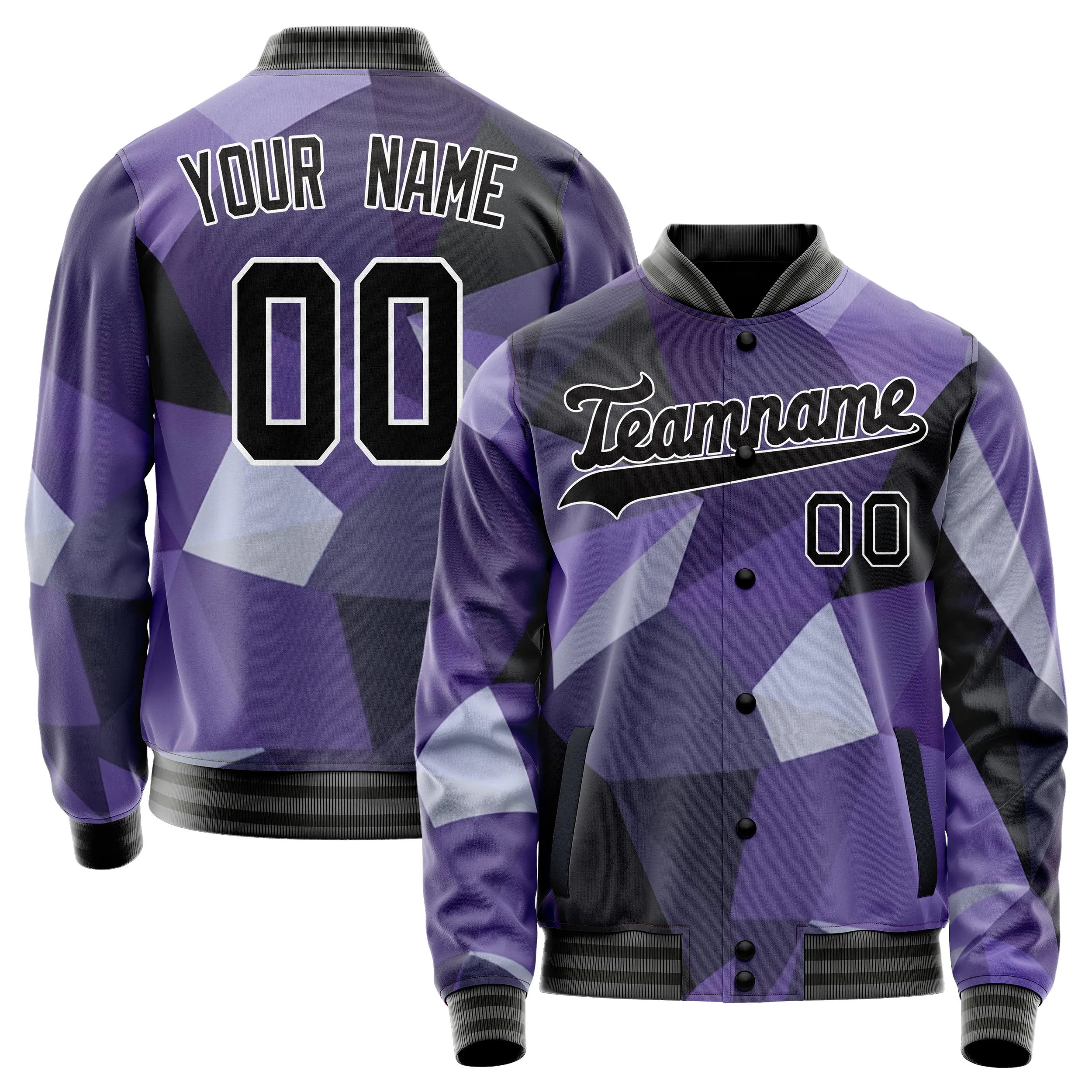 Custom Black Dice Jacket sold by Tailorly