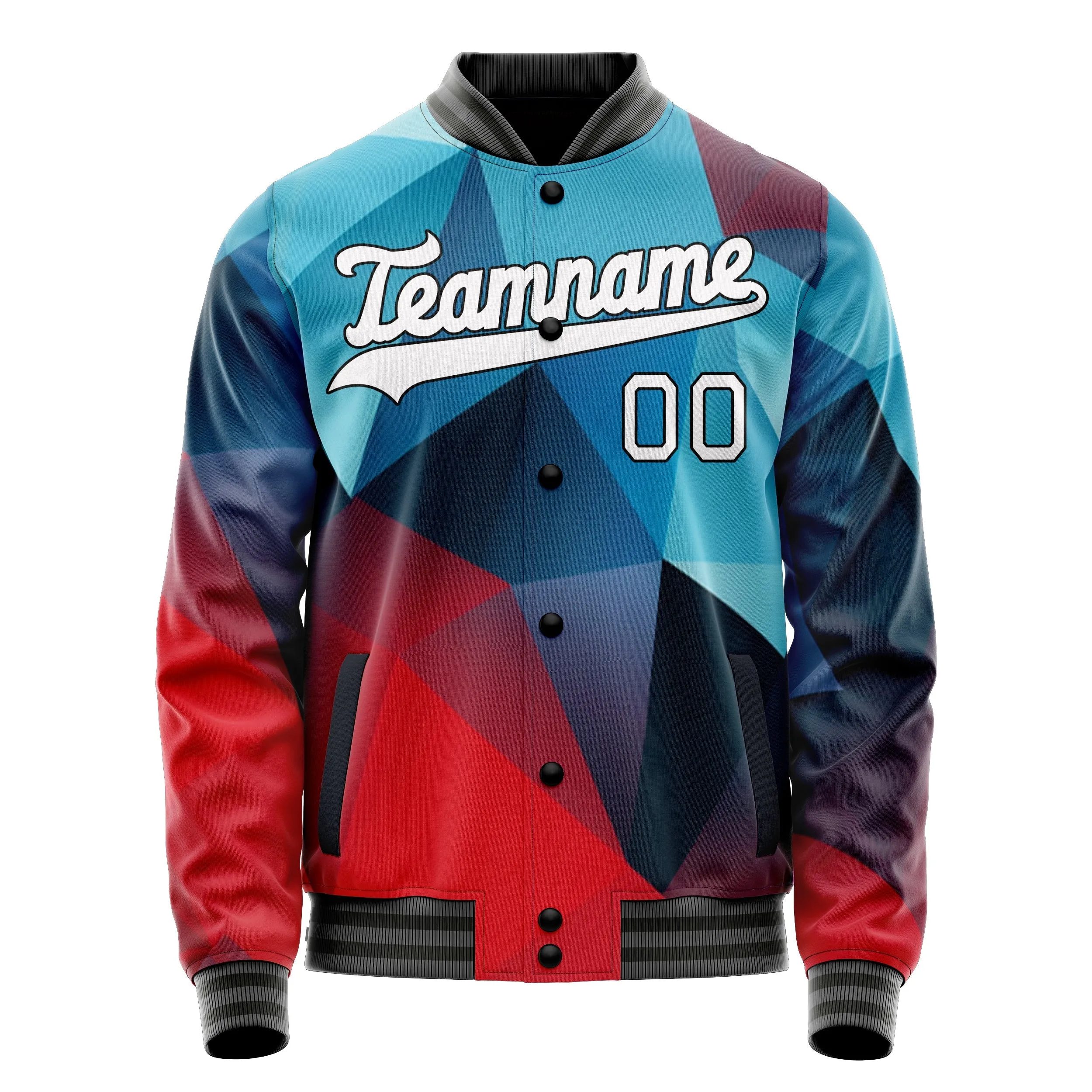 Custom Blue Dice Jacket sold by Tailorly product image thumbnail 2