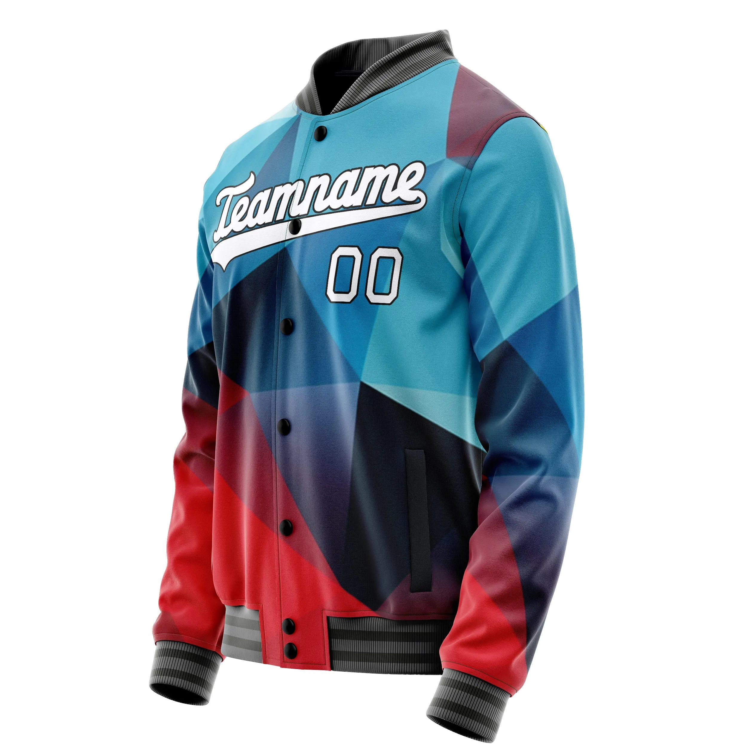 Custom Blue Dice Jacket sold by Tailorly product image thumbnail 3