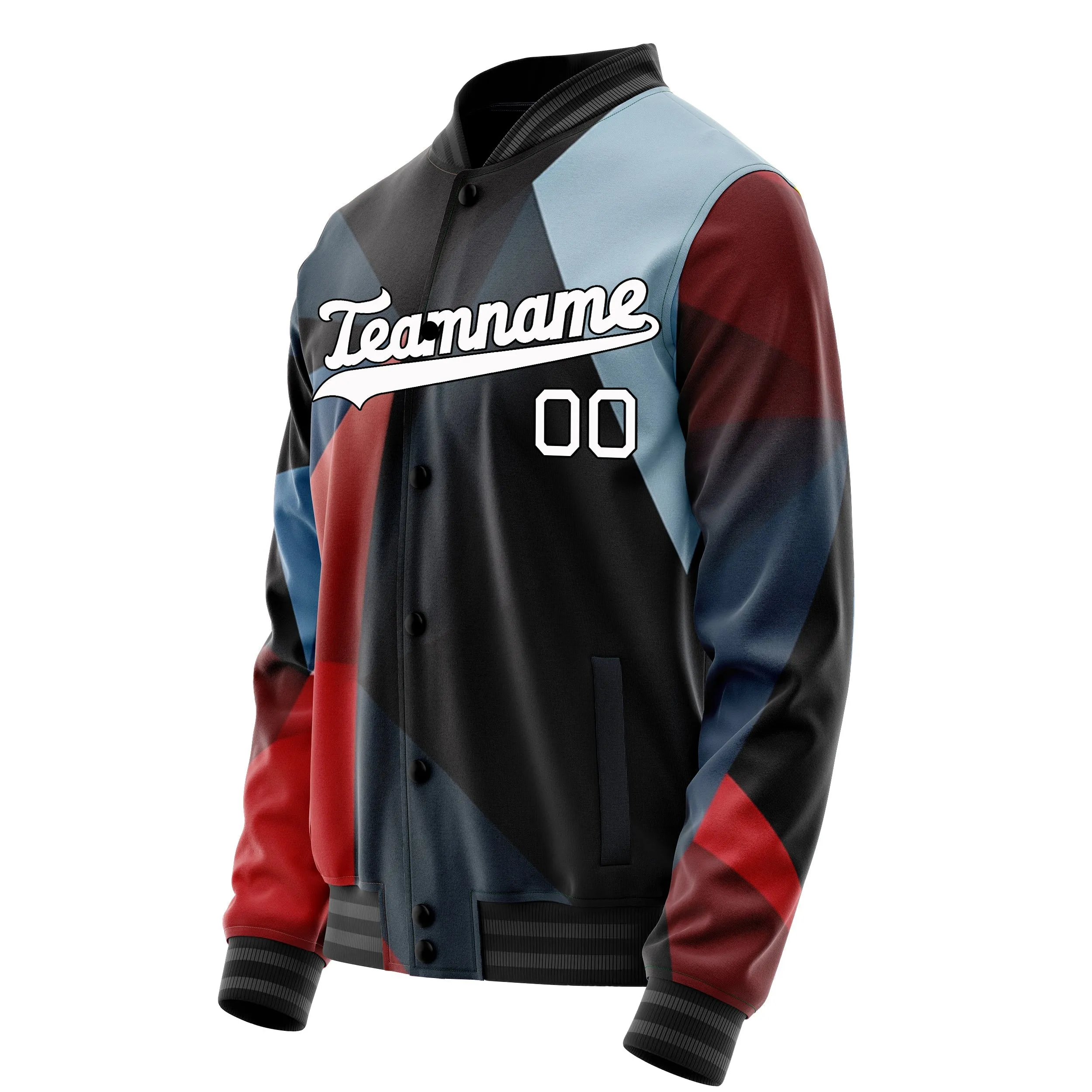 Custom Tricolor Dice Jacket sold by Tailorly product image thumbnail 3