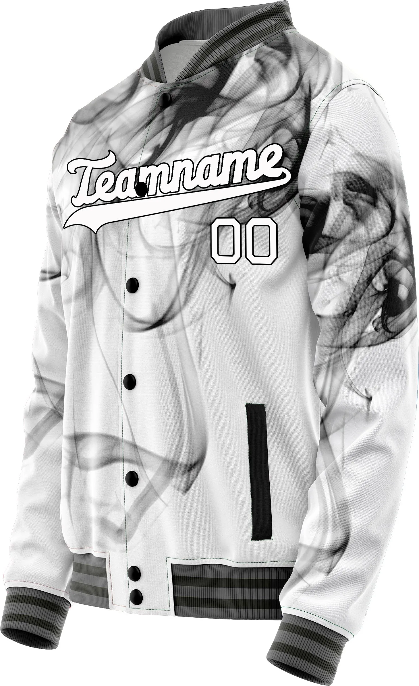 Custom Black Smoke Jacket sold by Tailorly product image thumbnail 3