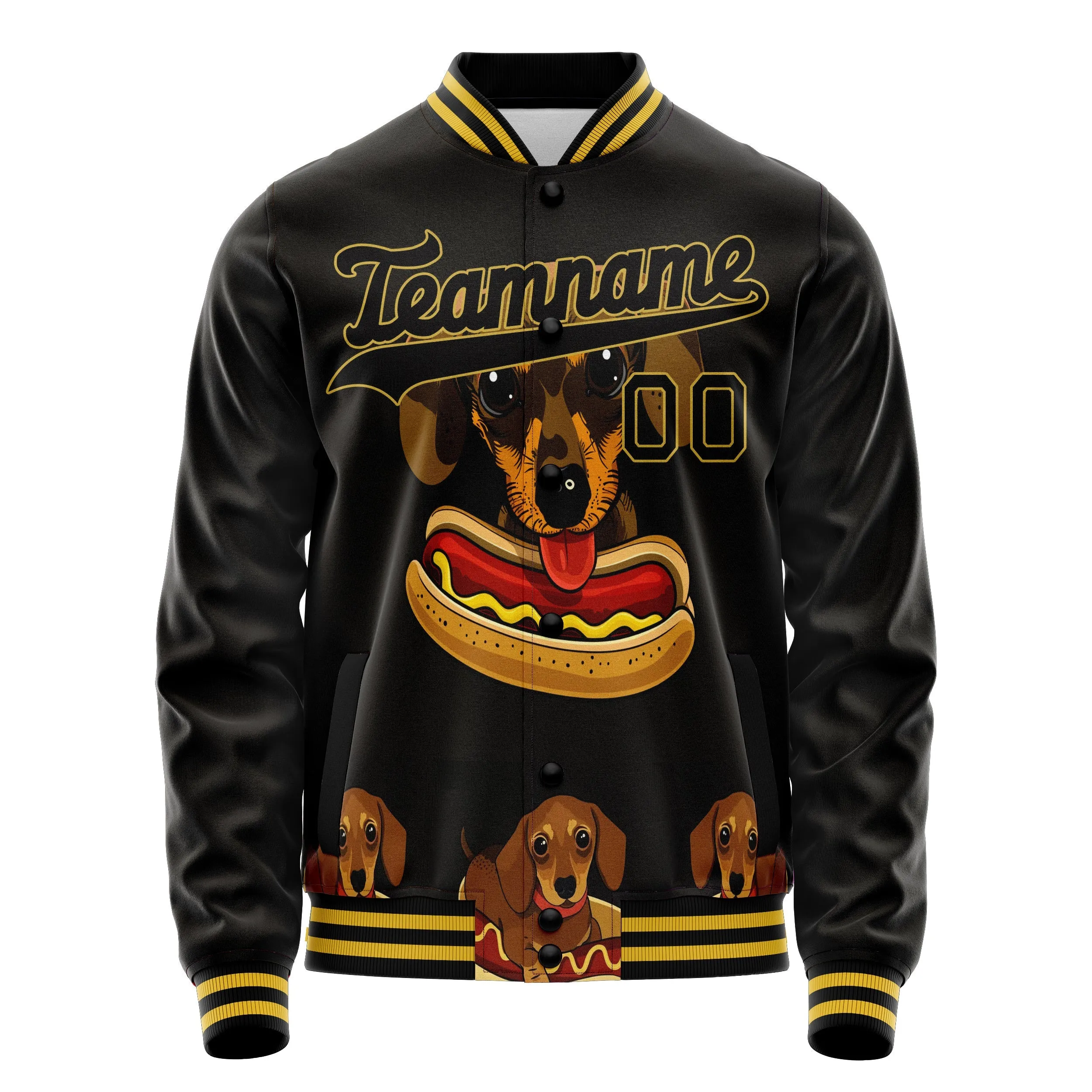 Custom Hot Dog and Puppy Jacket sold by Tailorly product image thumbnail 2