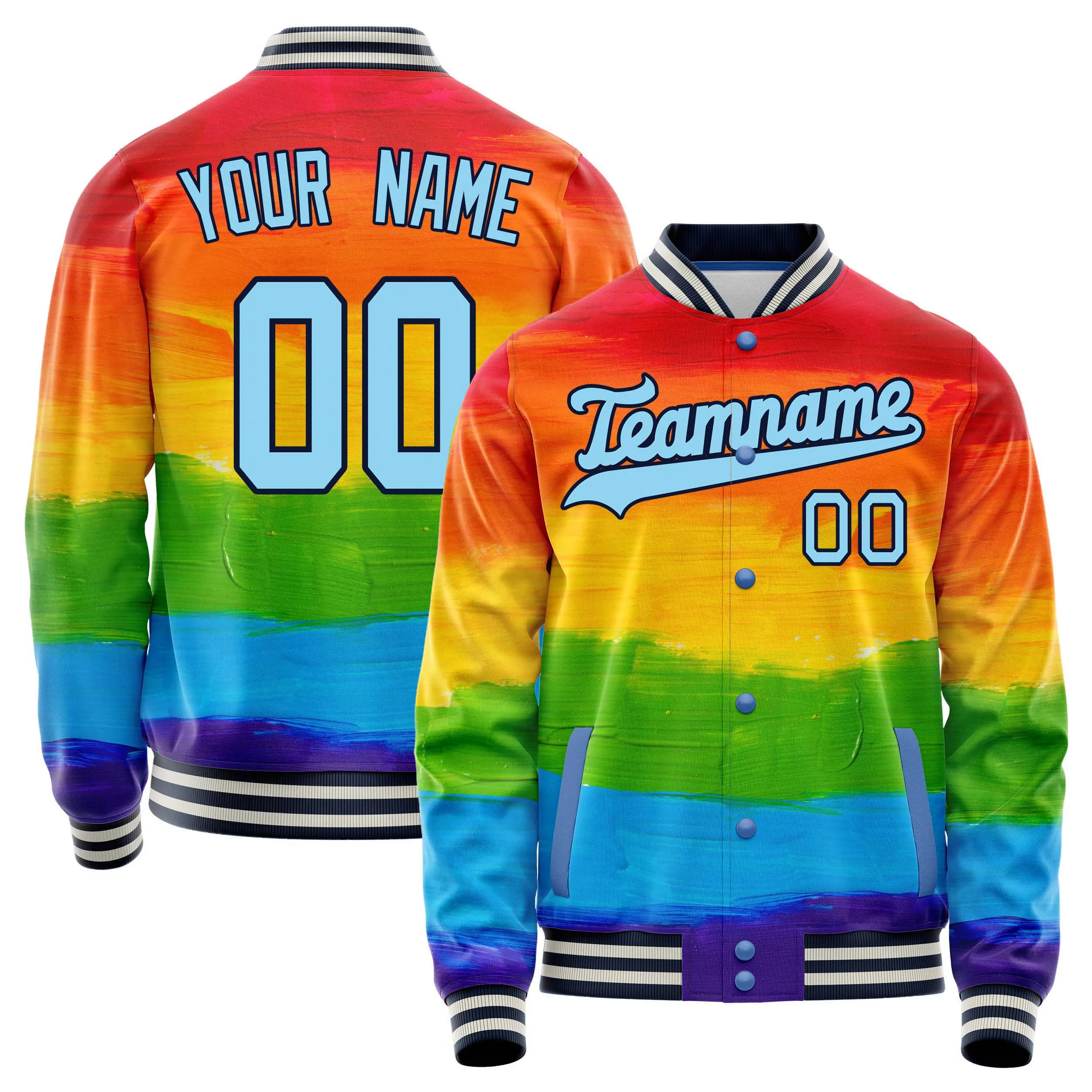 Custom Rainbow Jacket sold by Tailorly