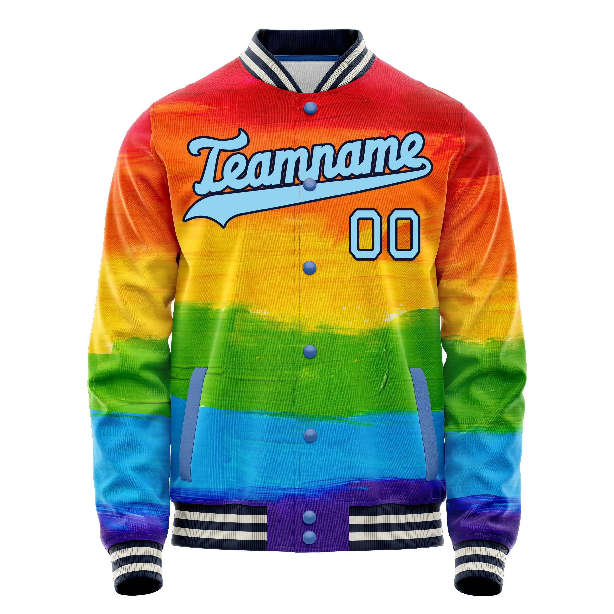 Custom Rainbow Jacket sold by Tailorly product image thumbnail 2