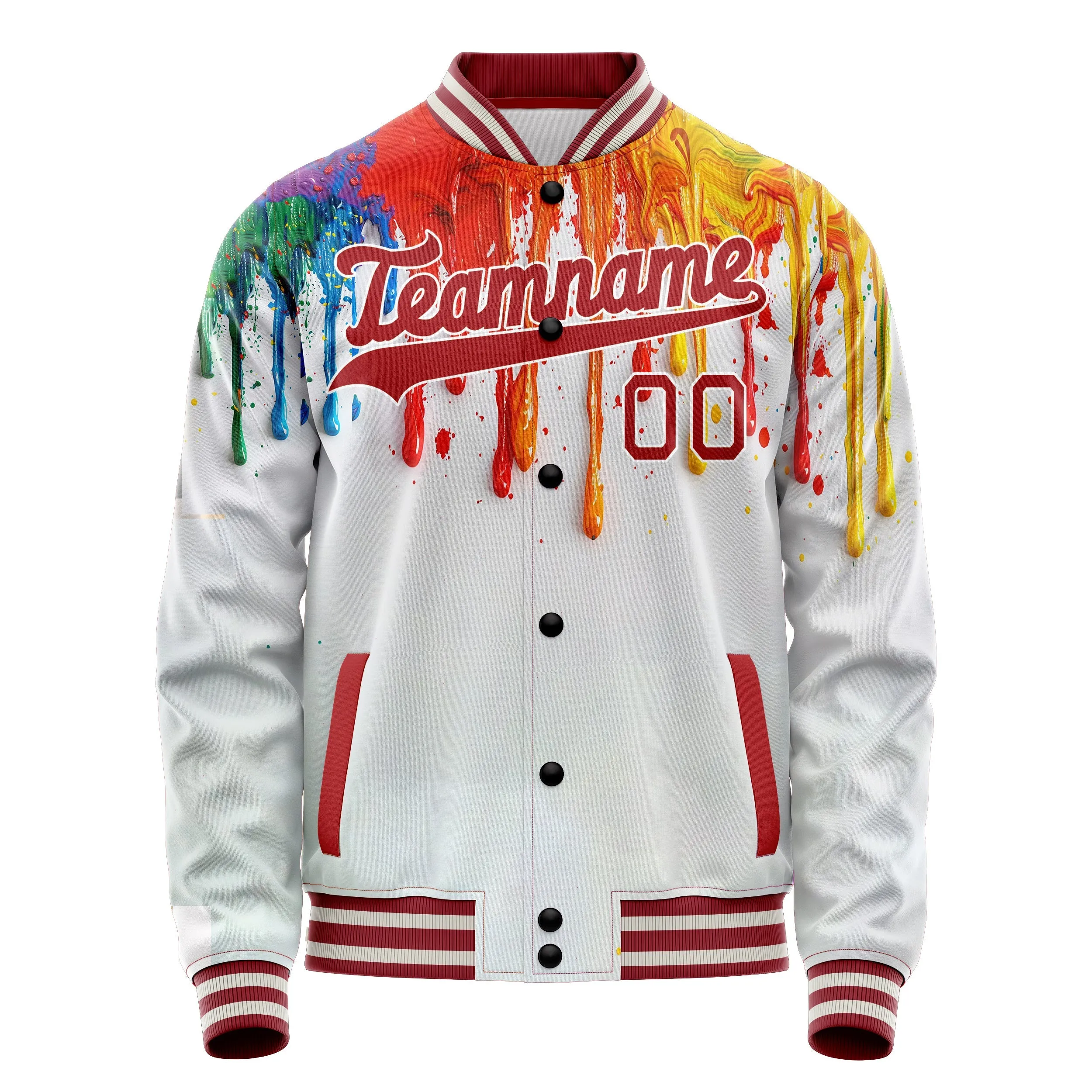 Custom Paint Drops Jacket sold by Tailorly product image thumbnail 2