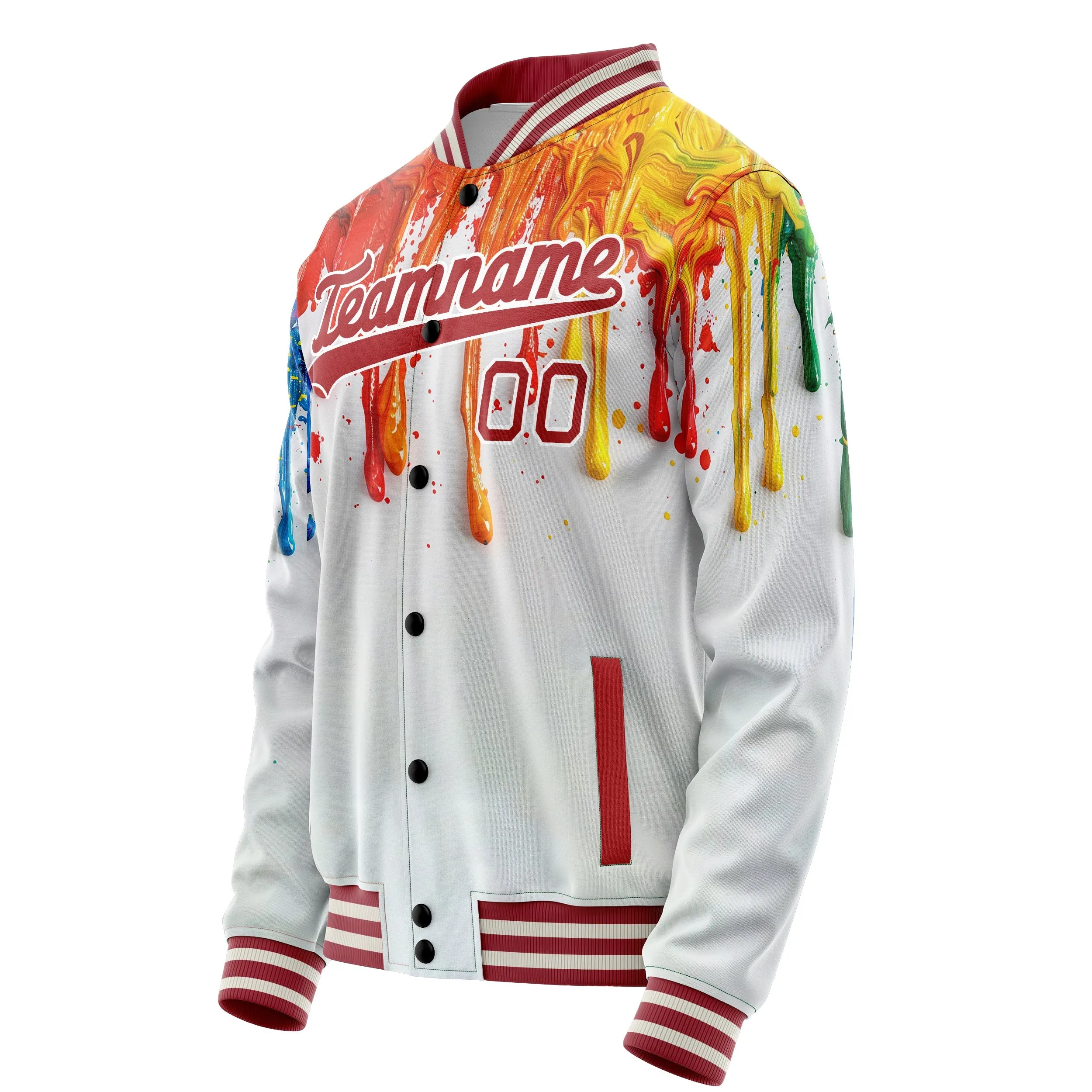 Custom Paint Drops Jacket sold by Tailorly product image thumbnail 3