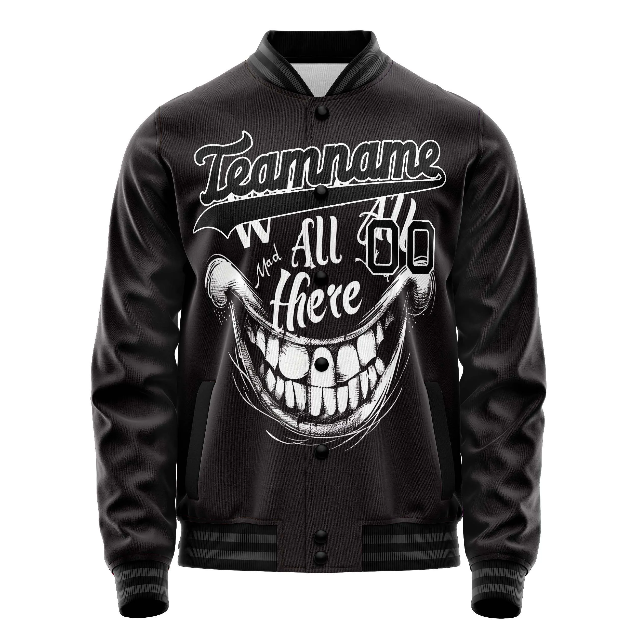 Custom Smiling Mouth Jacket sold by Tailorly product image thumbnail 2