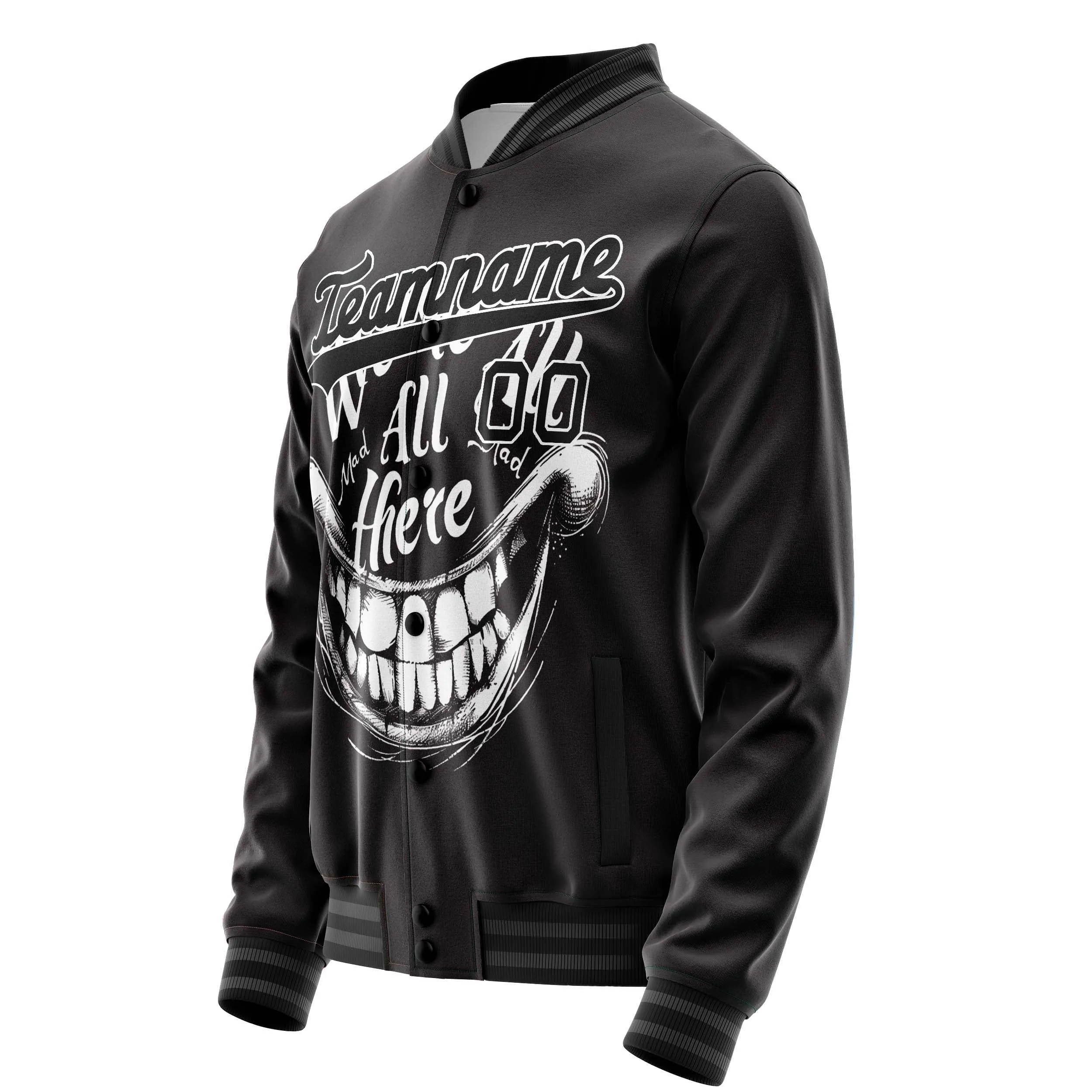 Custom Smiling Mouth Jacket sold by Tailorly product image thumbnail 3