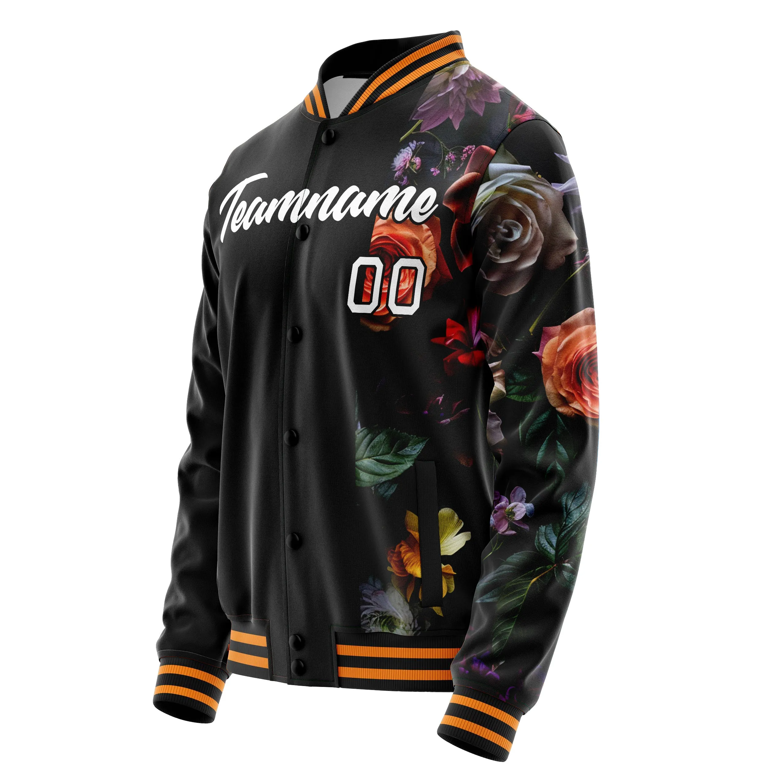Custom Vintage Rose Jacket sold by Tailorly product image thumbnail 3