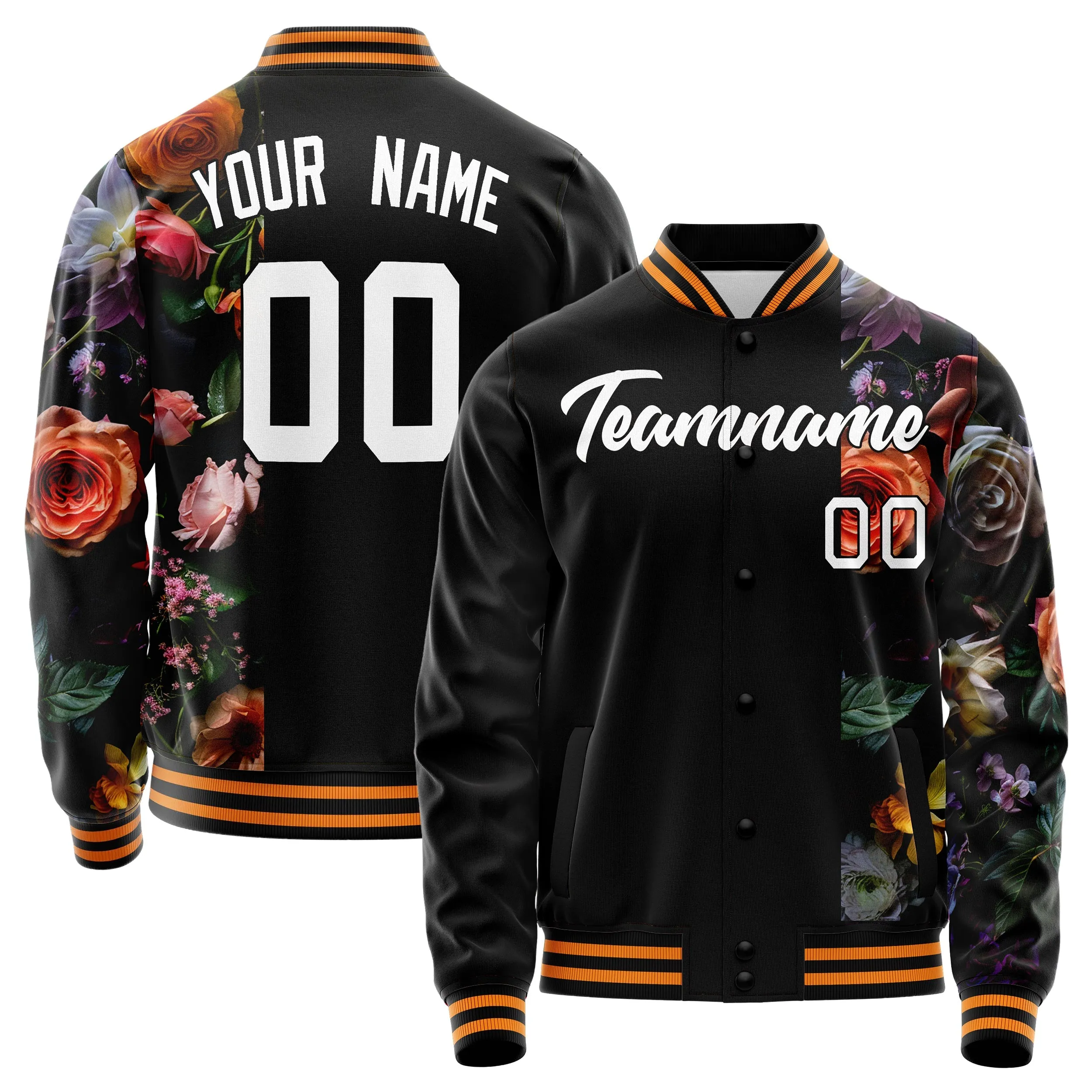 Custom Vintage Rose Jacket sold by Tailorly