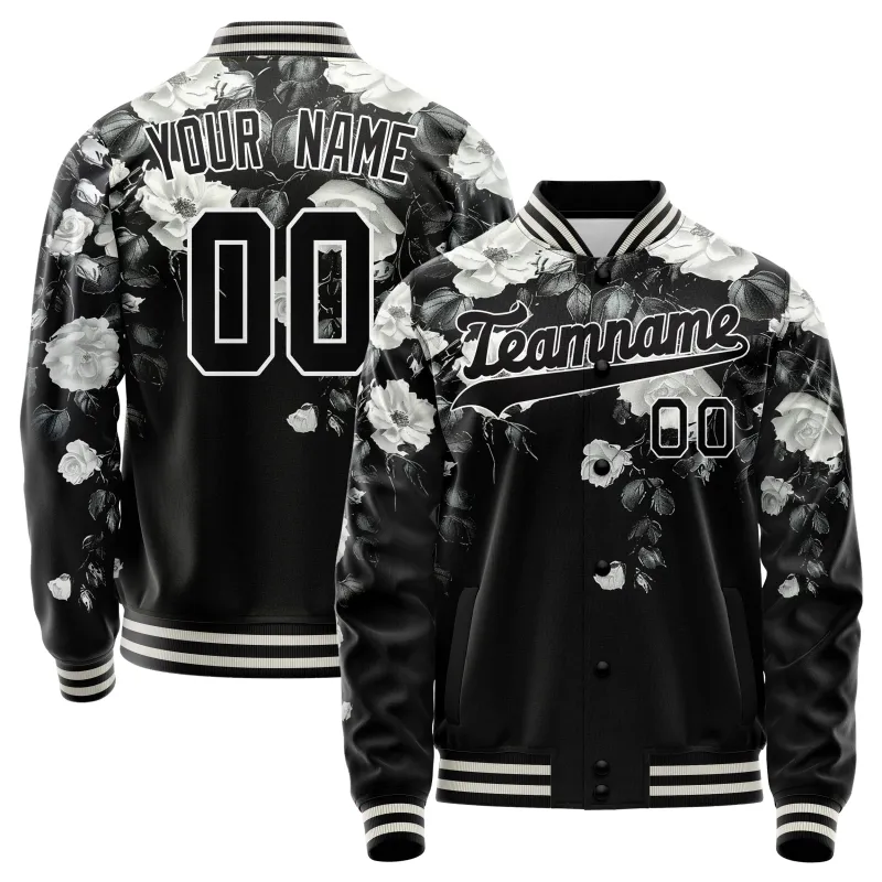 Custom White Rose Jacket sold by Tailorly