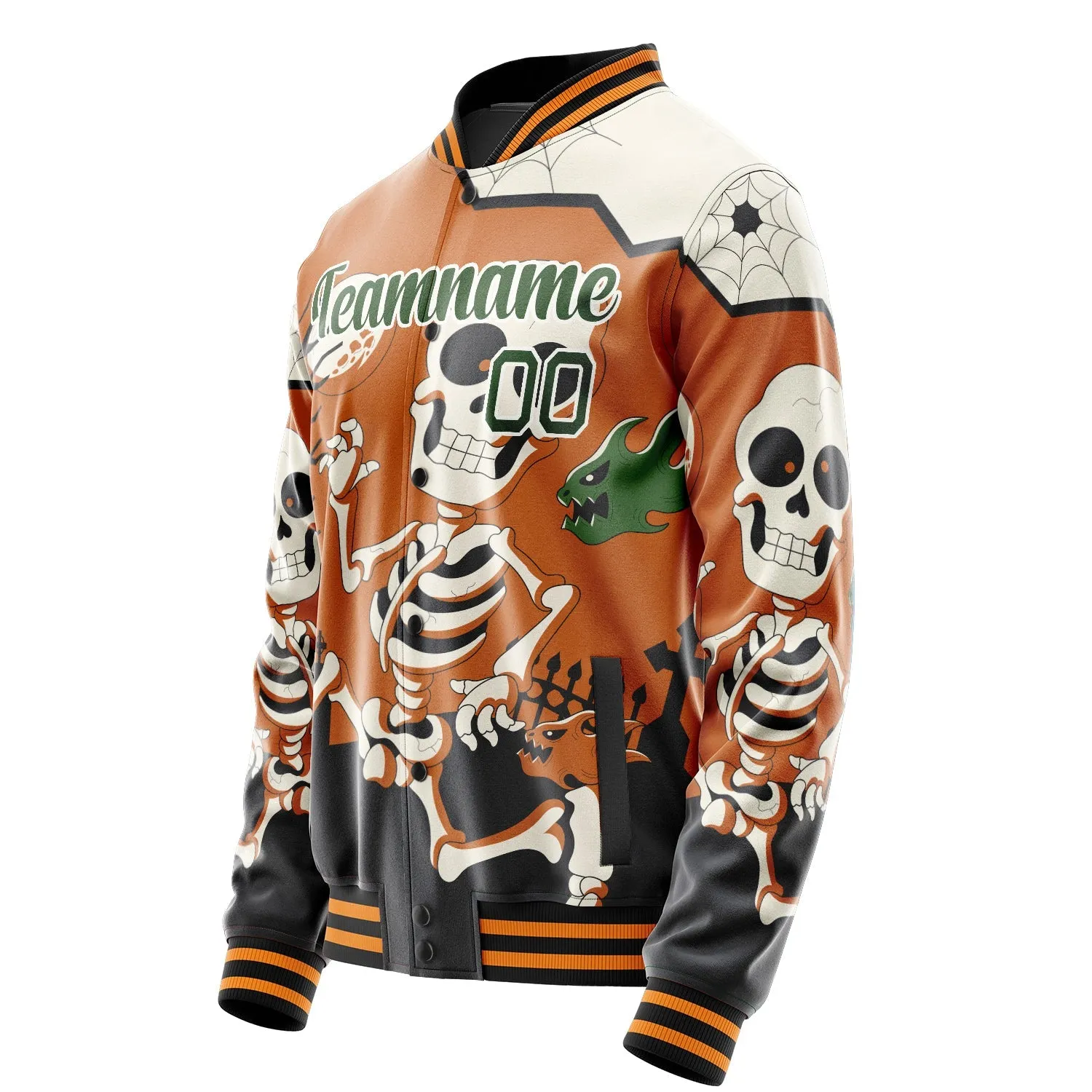 Custom Brown Halloween Jacket sold by Tailorly product image thumbnail 3