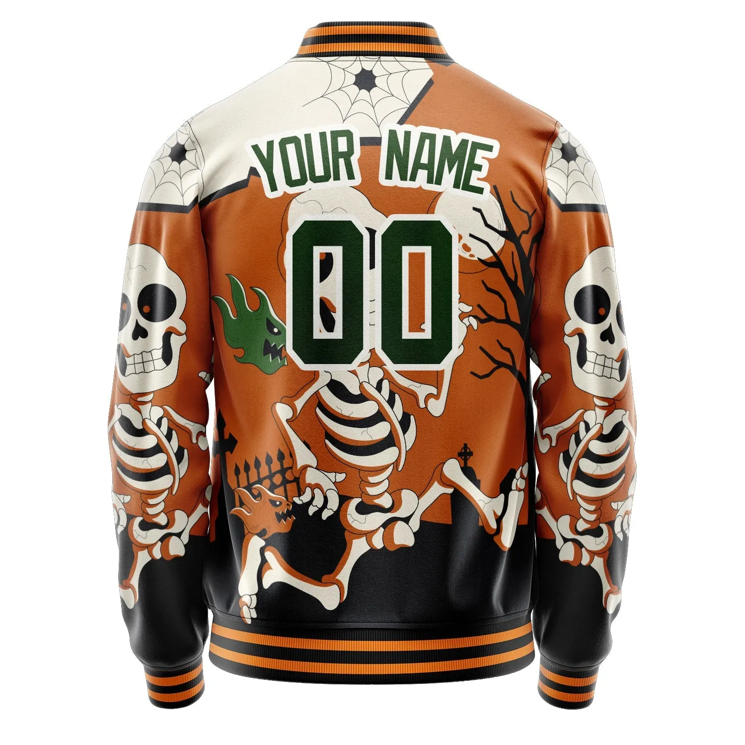 Custom Brown Halloween Jacket sold by Tailorly product image thumbnail 4