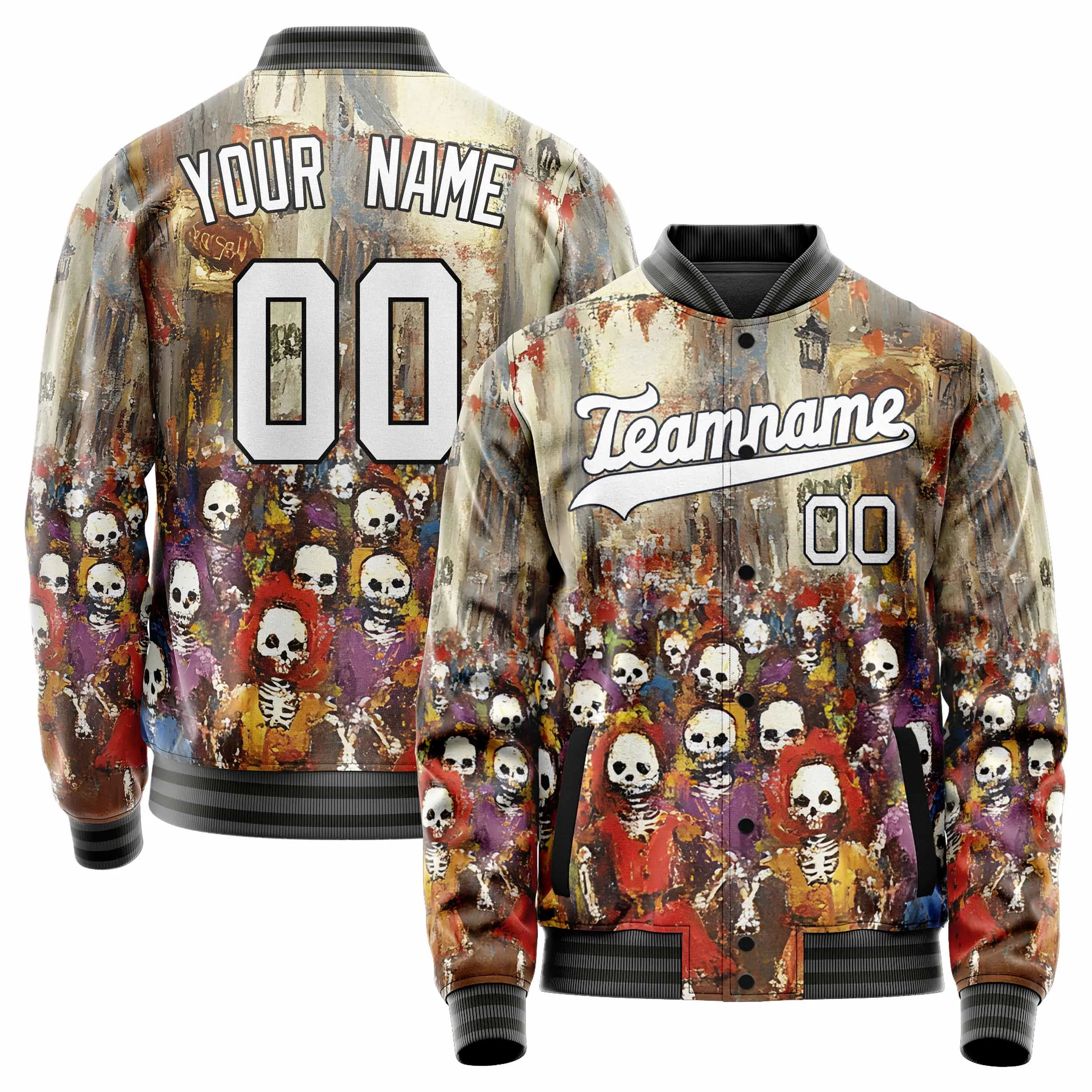 Custom Cream Halloween Jacket sold by Tailorly