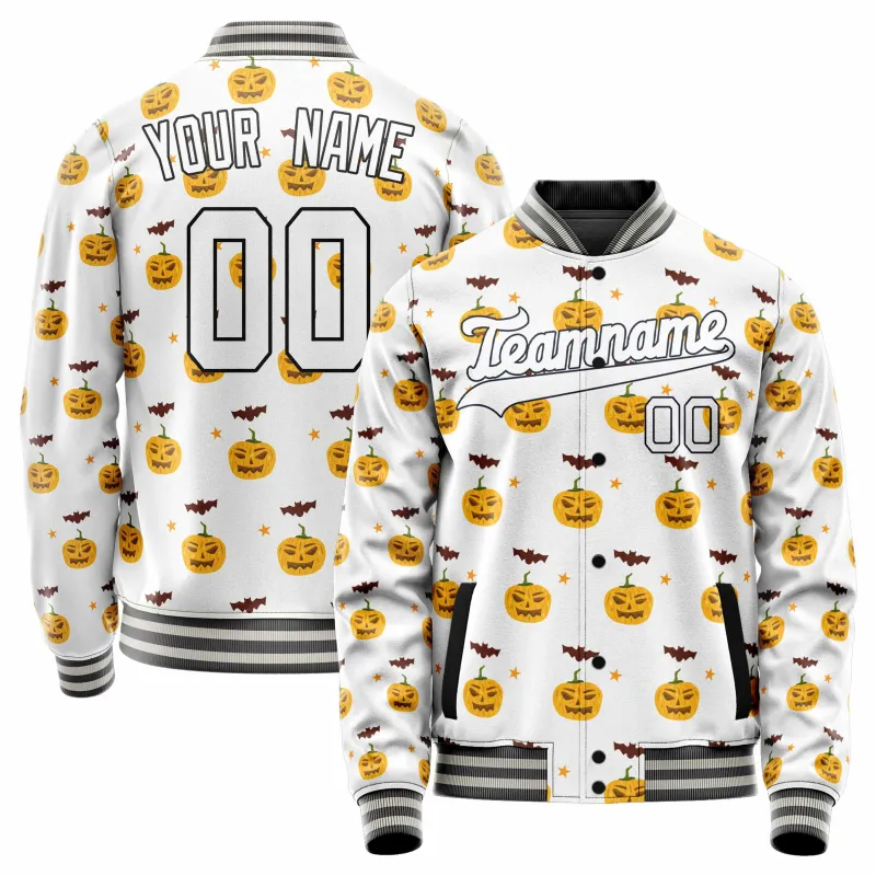 Custom White Halloween Jacket sold by Tailorly