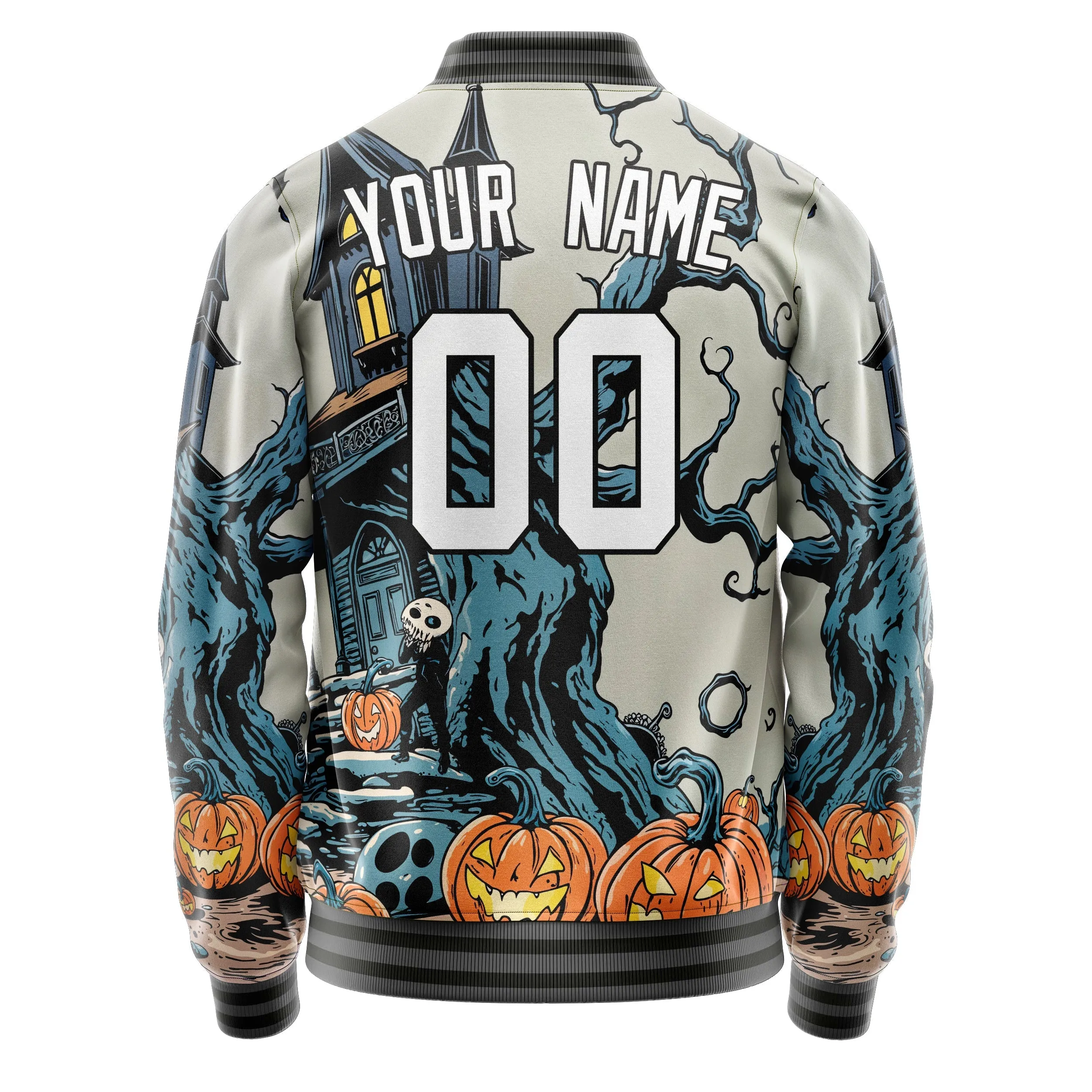 Custom Cream Halloween Jacket sold by Tailorly product image thumbnail 4