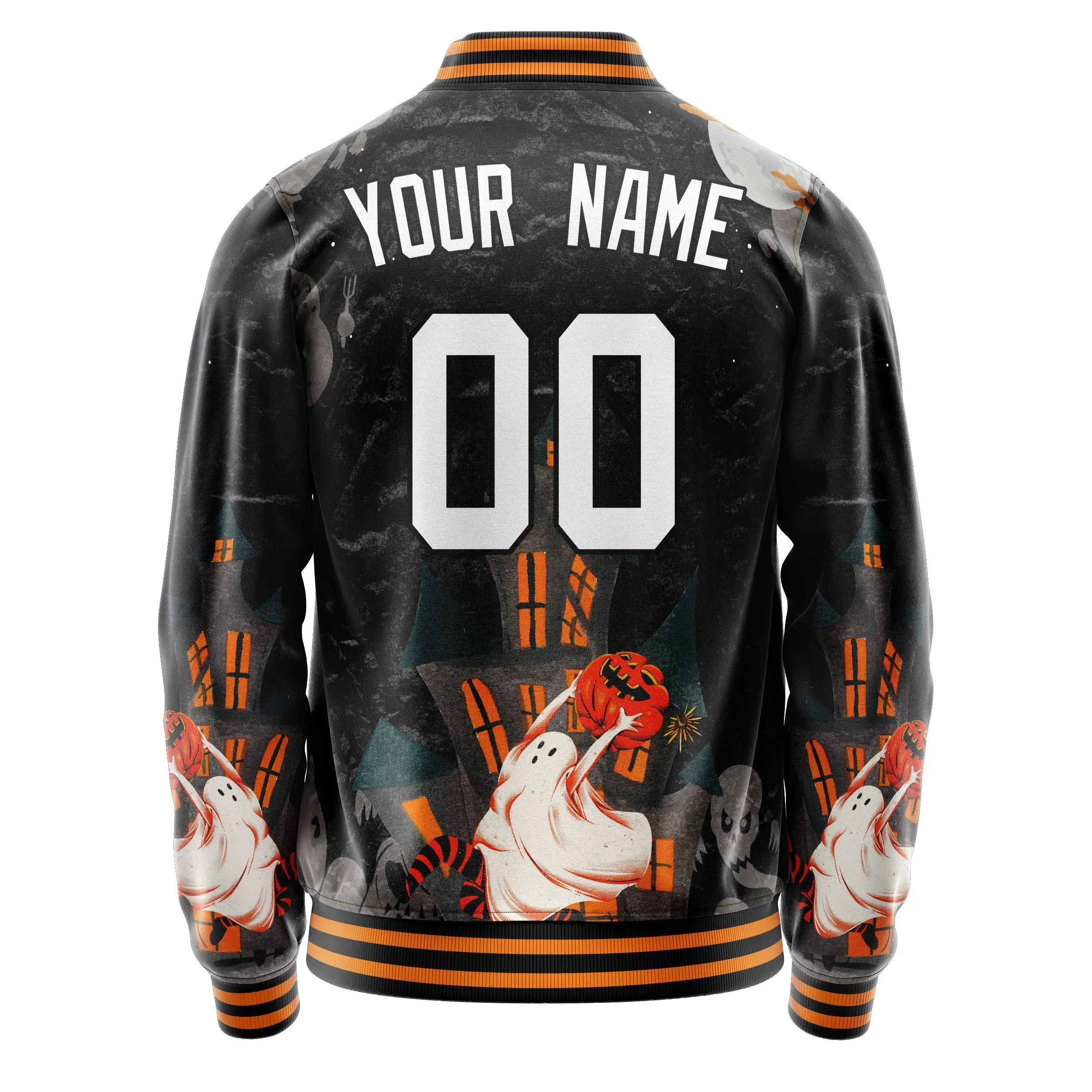 Custom Black Halloween Jacket sold by Tailorly product image thumbnail 4