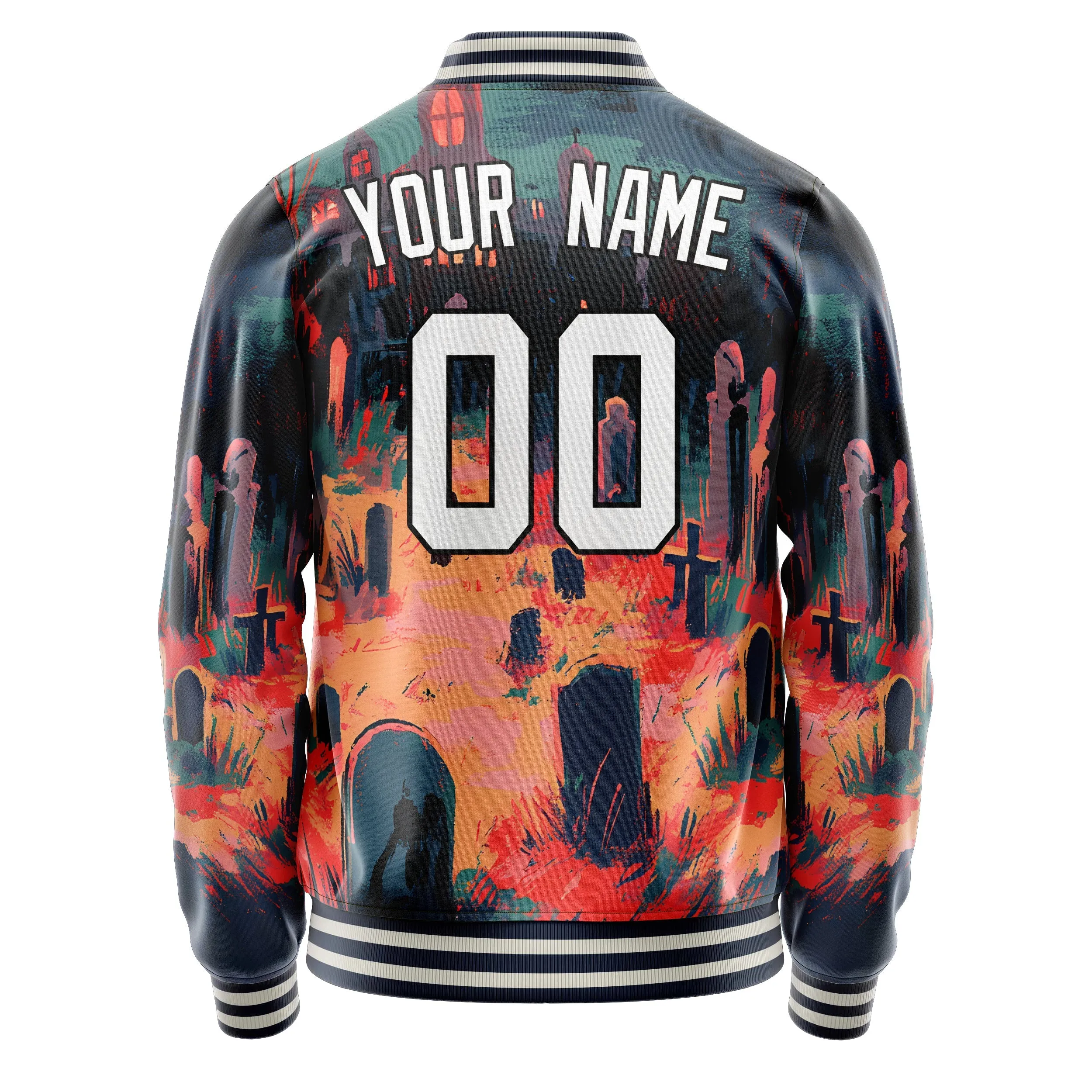 Custom Red Halloween Jacket sold by Tailorly product image thumbnail 4