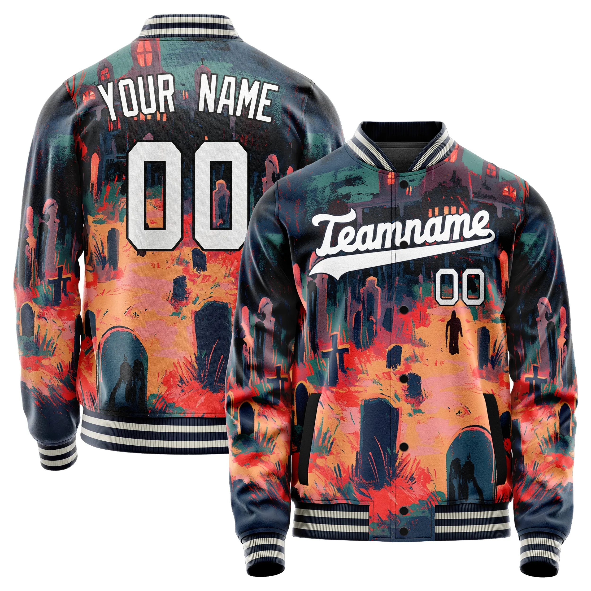 Custom Red Halloween Jacket sold by Tailorly