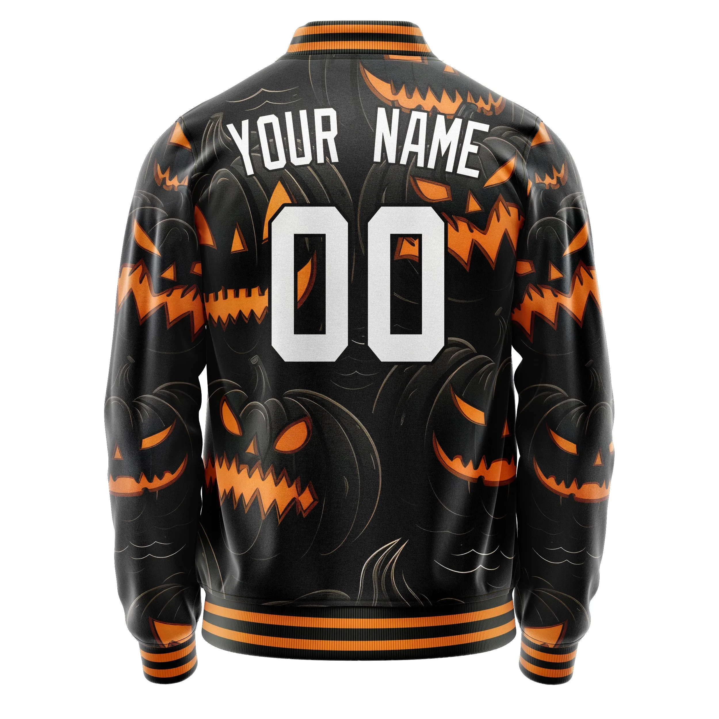 Custom Black Halloween Jacket sold by Tailorly product image thumbnail 4